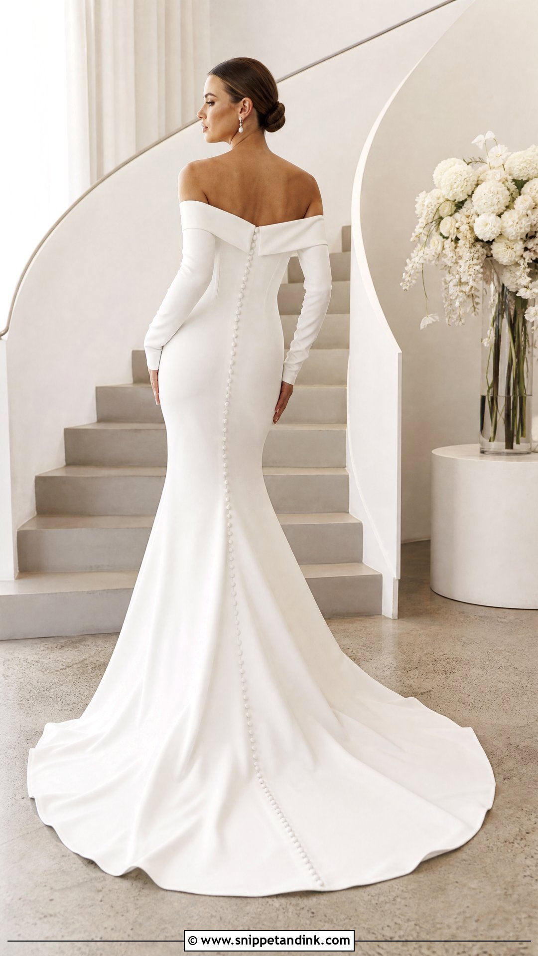 Long Sleeve Wedding Dress With Buttons Down the Back - Snippet and Ink - 20 Wedding Dress with Buttons Down the Back Ideas
