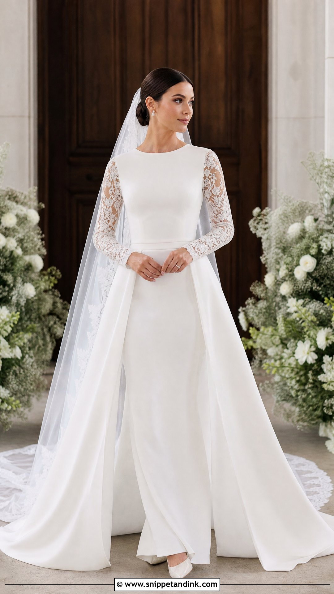 Long Sleeve Wedding Dress With Removable Skirt - Snippet and Ink - 20 Wedding Dress with Removable Skirt Ideas