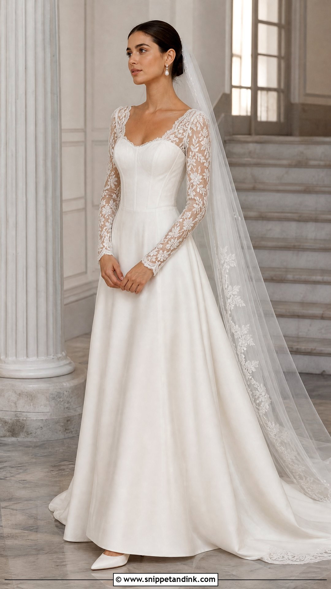 Long Sleeve Wedding Dress with Boning - Snippet and Ink - 20 Wedding Dress with Boning Ideas