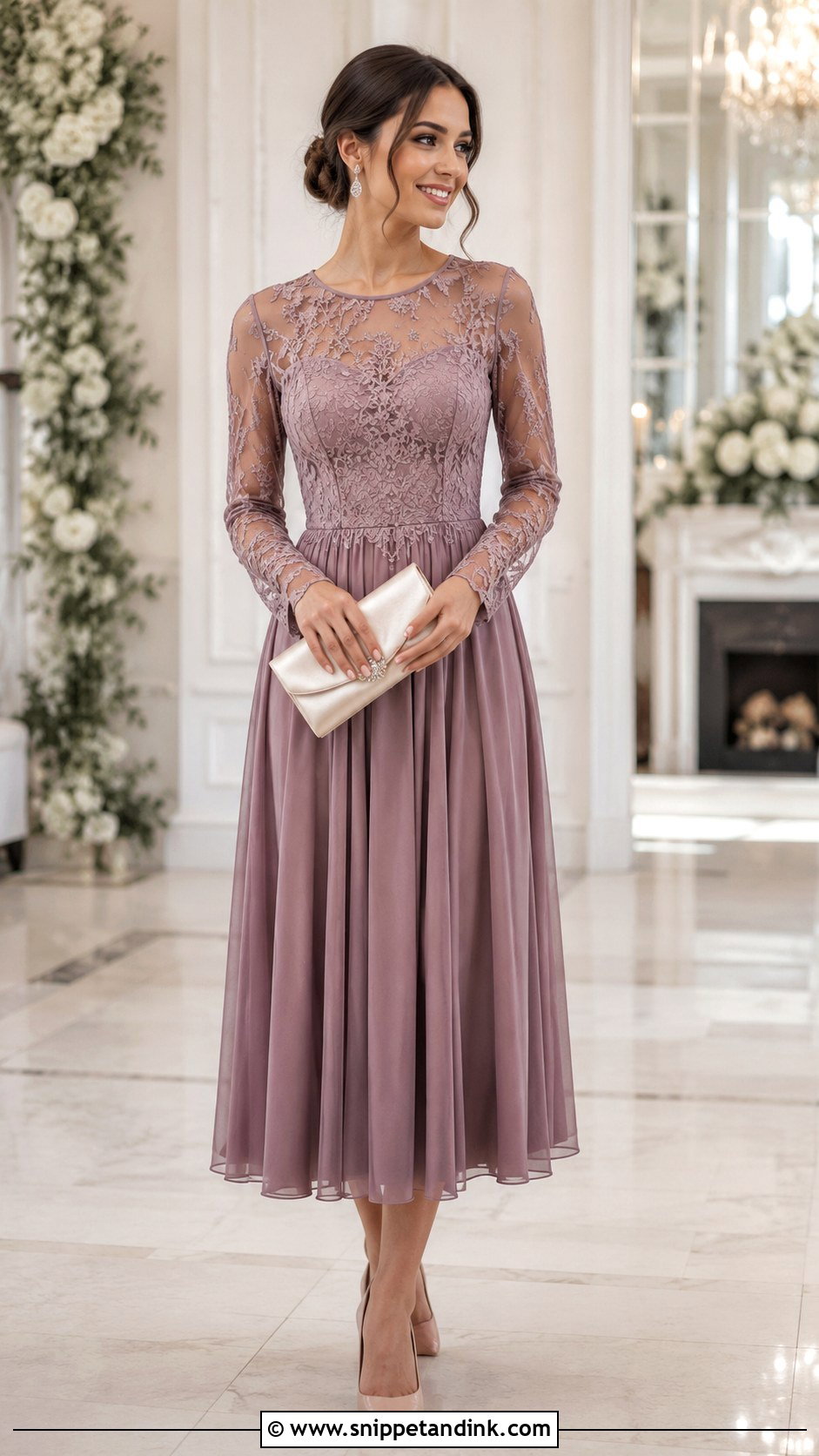 Long Sleeve Wedding Frock - Snippet and Ink - 25 Wedding Frocks Ideas