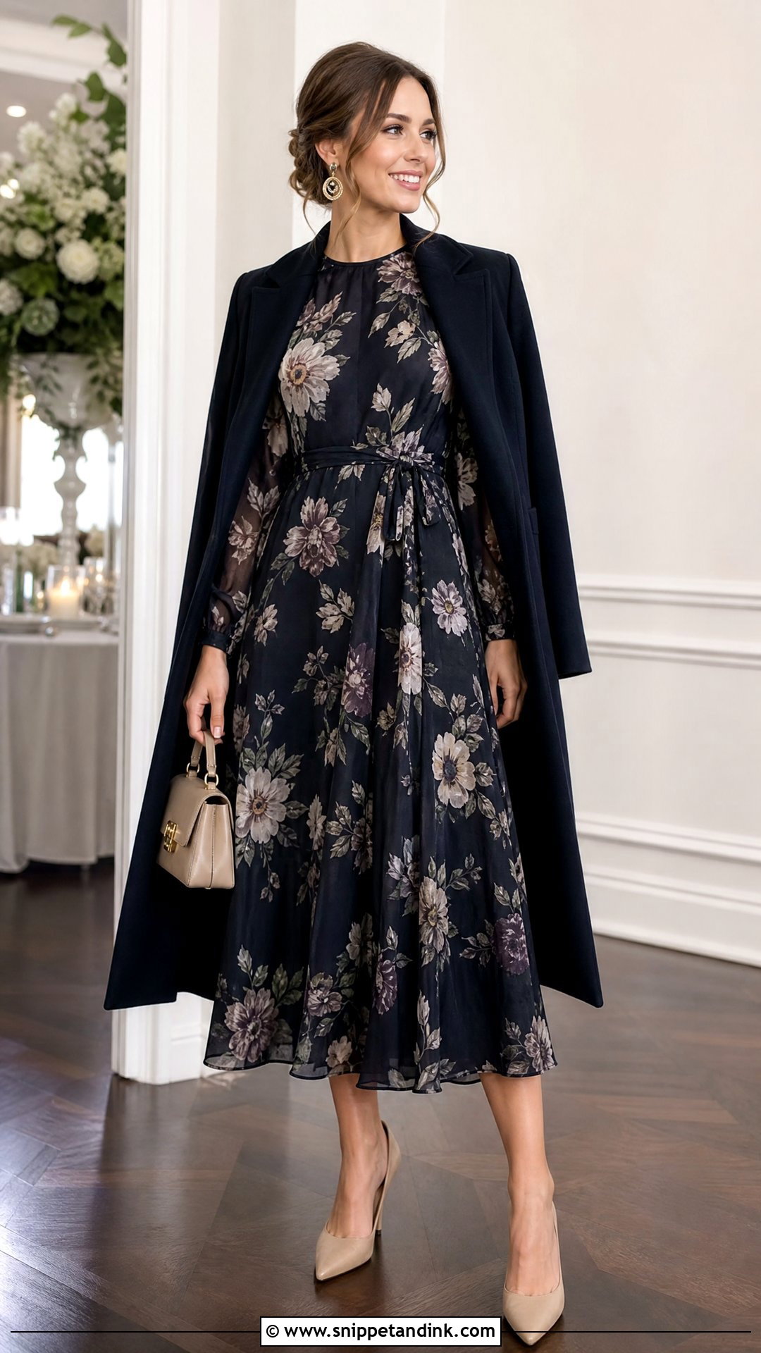 Long Sleeve Wedding Guest Dress - Snippet and Ink - 20 Party Dresses for Women Wedding