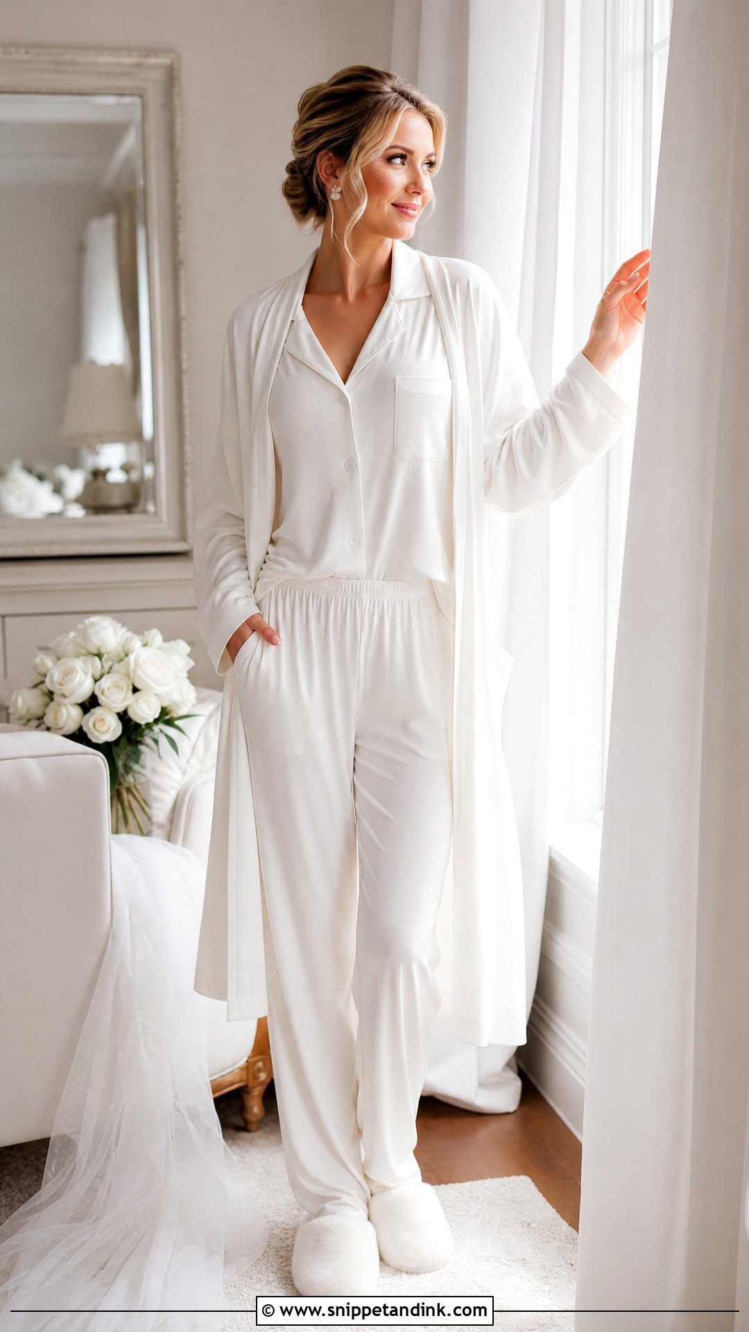 Long Sleeve Wedding Pyjamas - Snippet and Ink - 20 Wedding Pyjamas Ideas