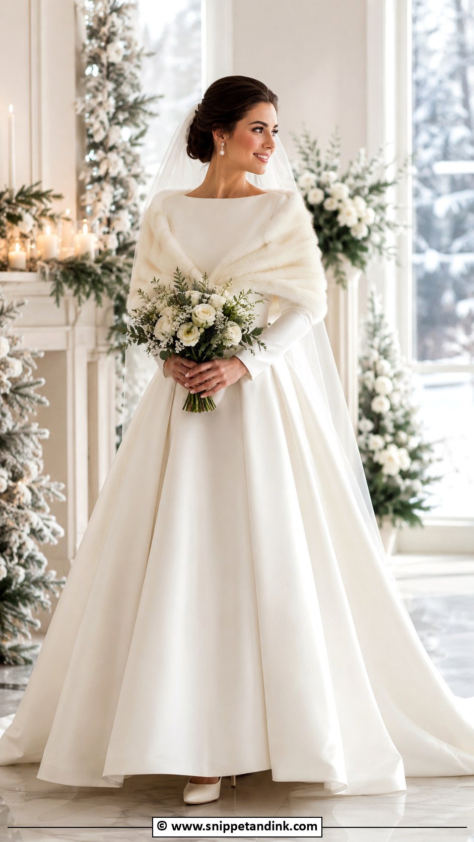 Long Sleeve Winter Wedding Dress - Snippet and Ink - 30 Wedding Dresses Long Sleeve