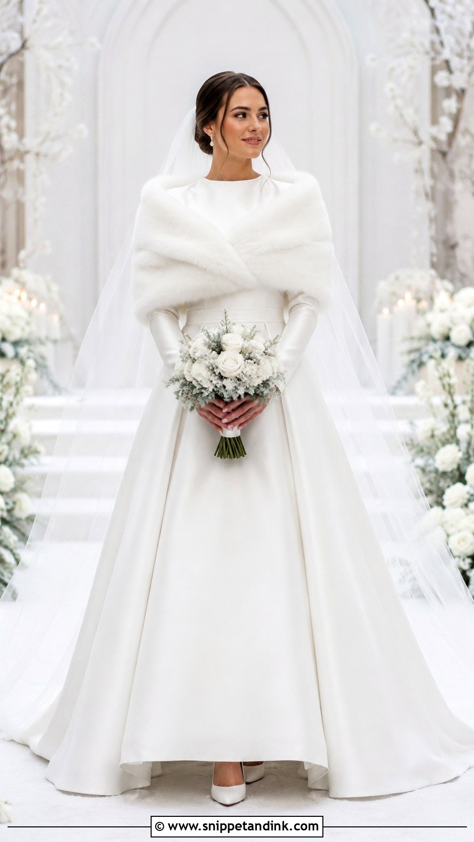 Long Sleeve Winter Wedding Dress - Snippet and Ink - 35 Long Sleeve Wedding Dress Ideas
