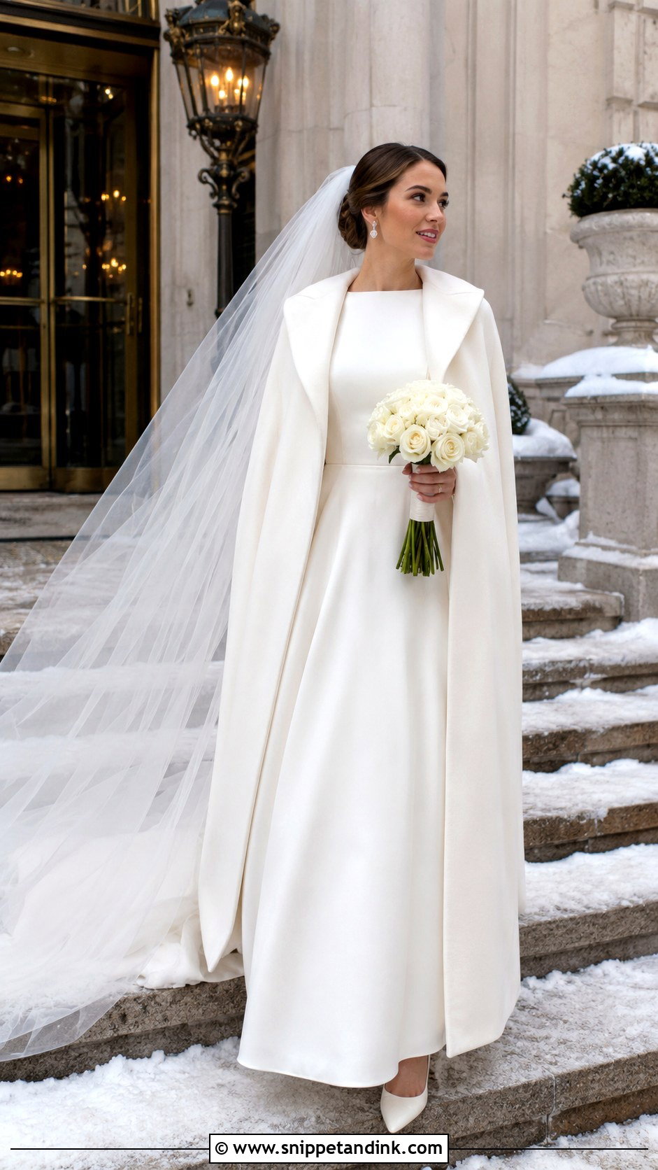 Long Sleeve Winter Wedding Dress - Snippet and Ink - 20 American Wedding Dress Ideas