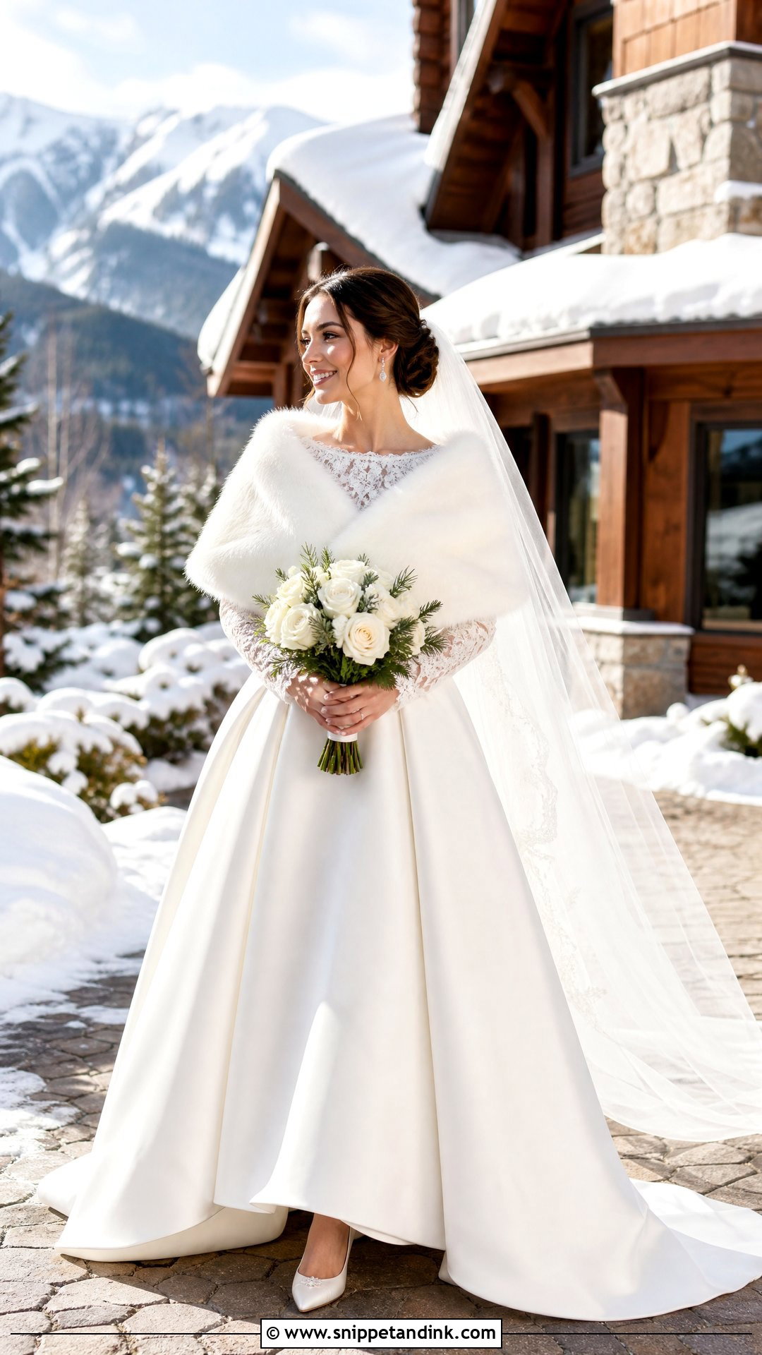 Long Sleeve Winter Wedding Gown - Snippet and Ink - 25 Long Sleeve Wedding Gowns