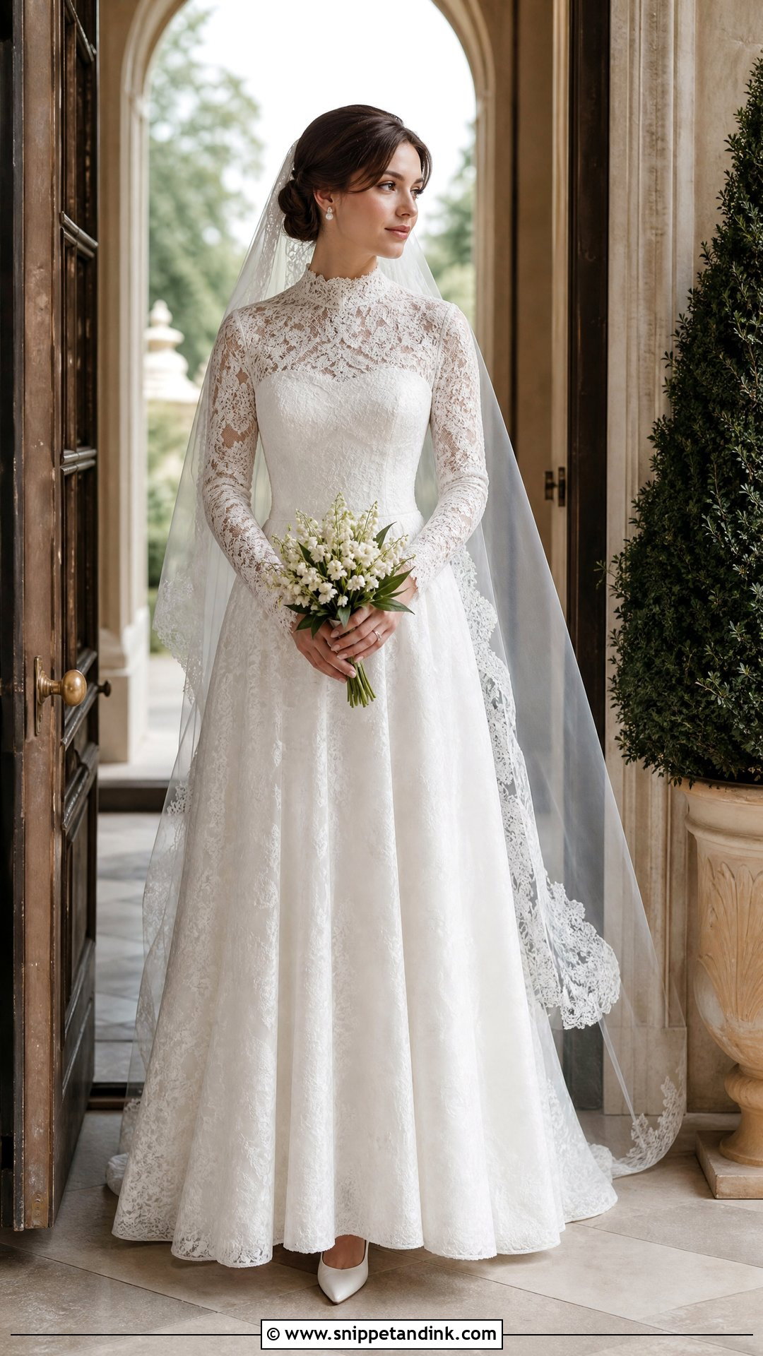 Long Sleeved Vintage Wedding Dress - Snippet and Ink - 25 Long Sleeved Wedding Dress Ideas