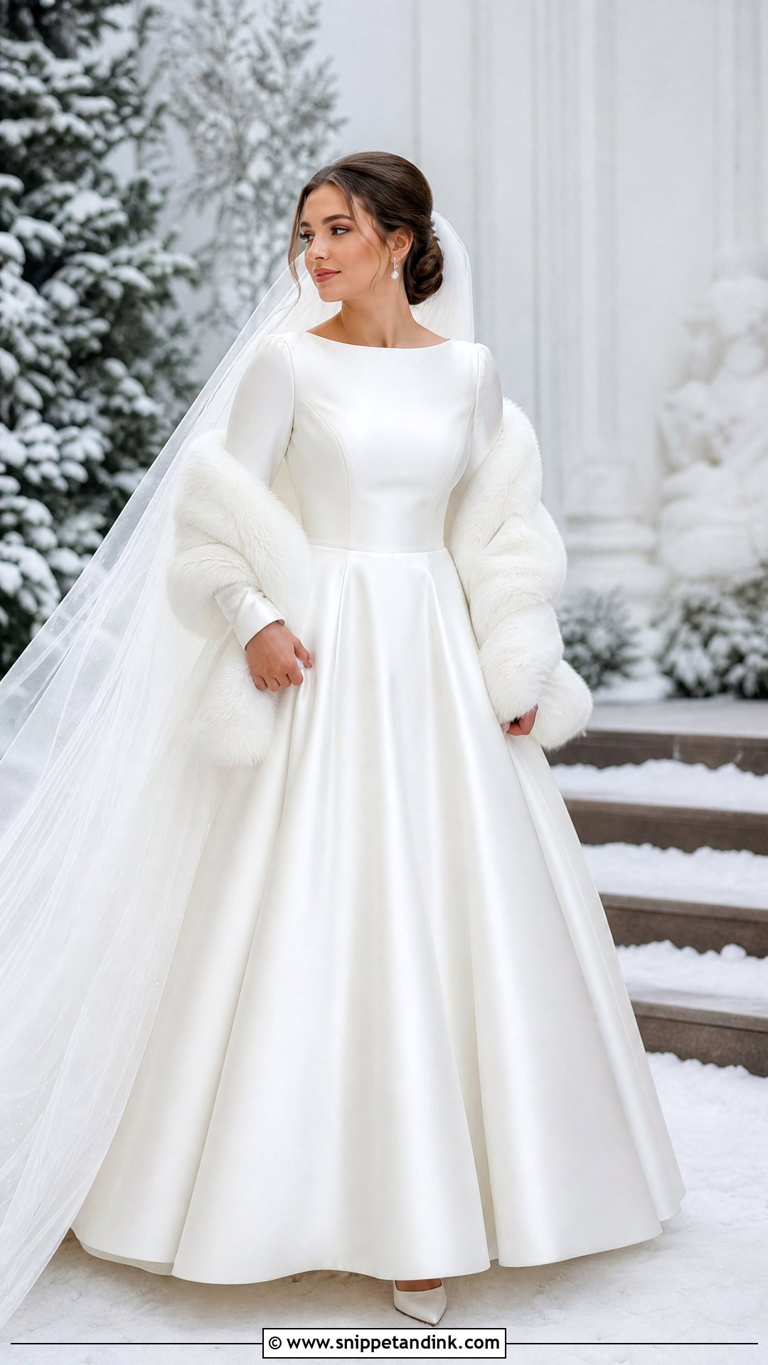 Long Sleeved Winter Wedding Dress - Snippet and Ink - 25 Long Sleeved Wedding Dress Ideas