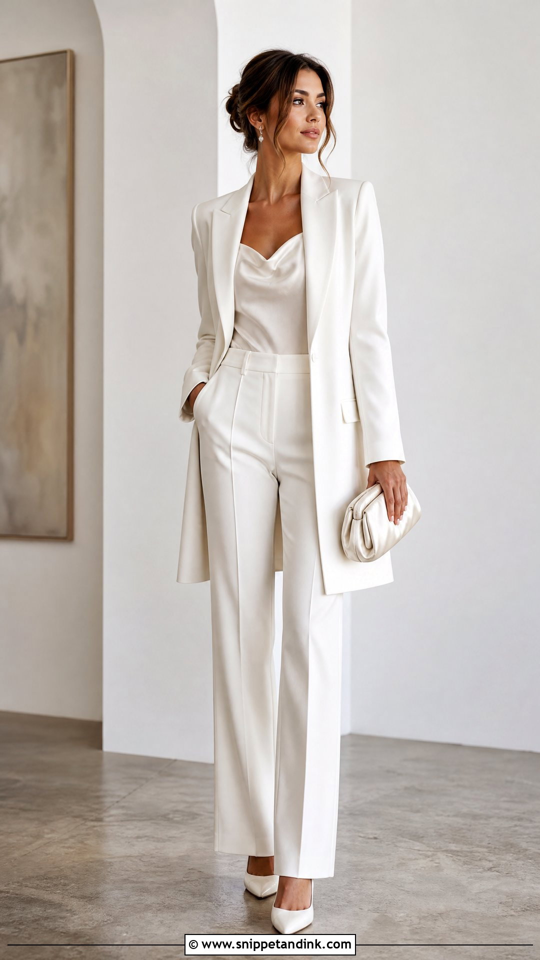 Longline Blazer Suit - Snippet and Ink - 25 Marriage Suits