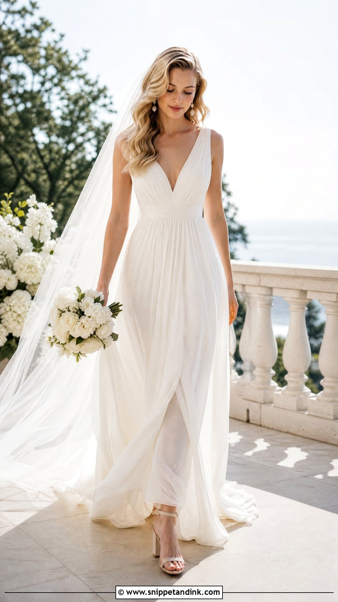 Loose Modern Old Hollywood Waves - Snippet and Ink - 20 Old Hollywood Waves Wedding Ideas