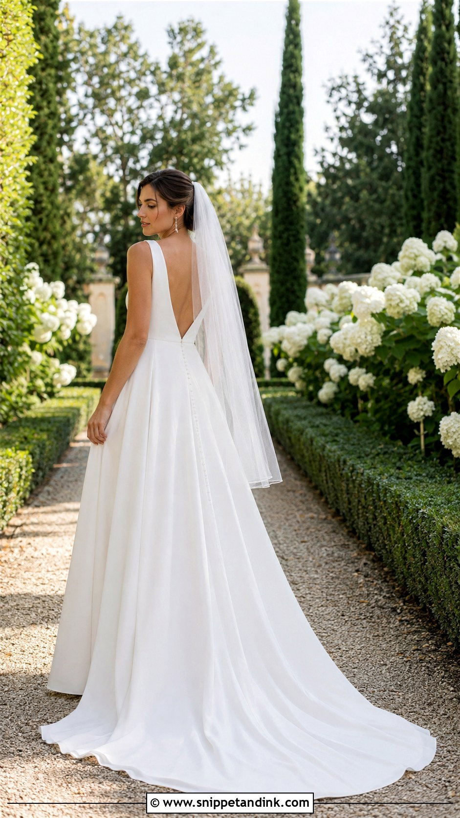 Loose Wedding Dress With Train - Snippet and Ink - 20 Loose Wedding Dress Ideas