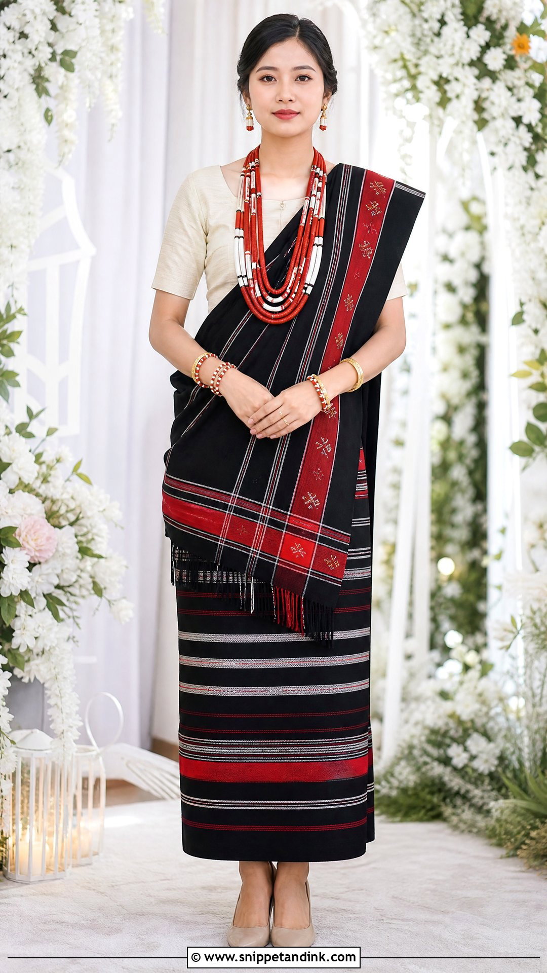 Lotha Naga Bride Traditional Outfit - Snippet and Ink - 20 Naga Brides Ideas
