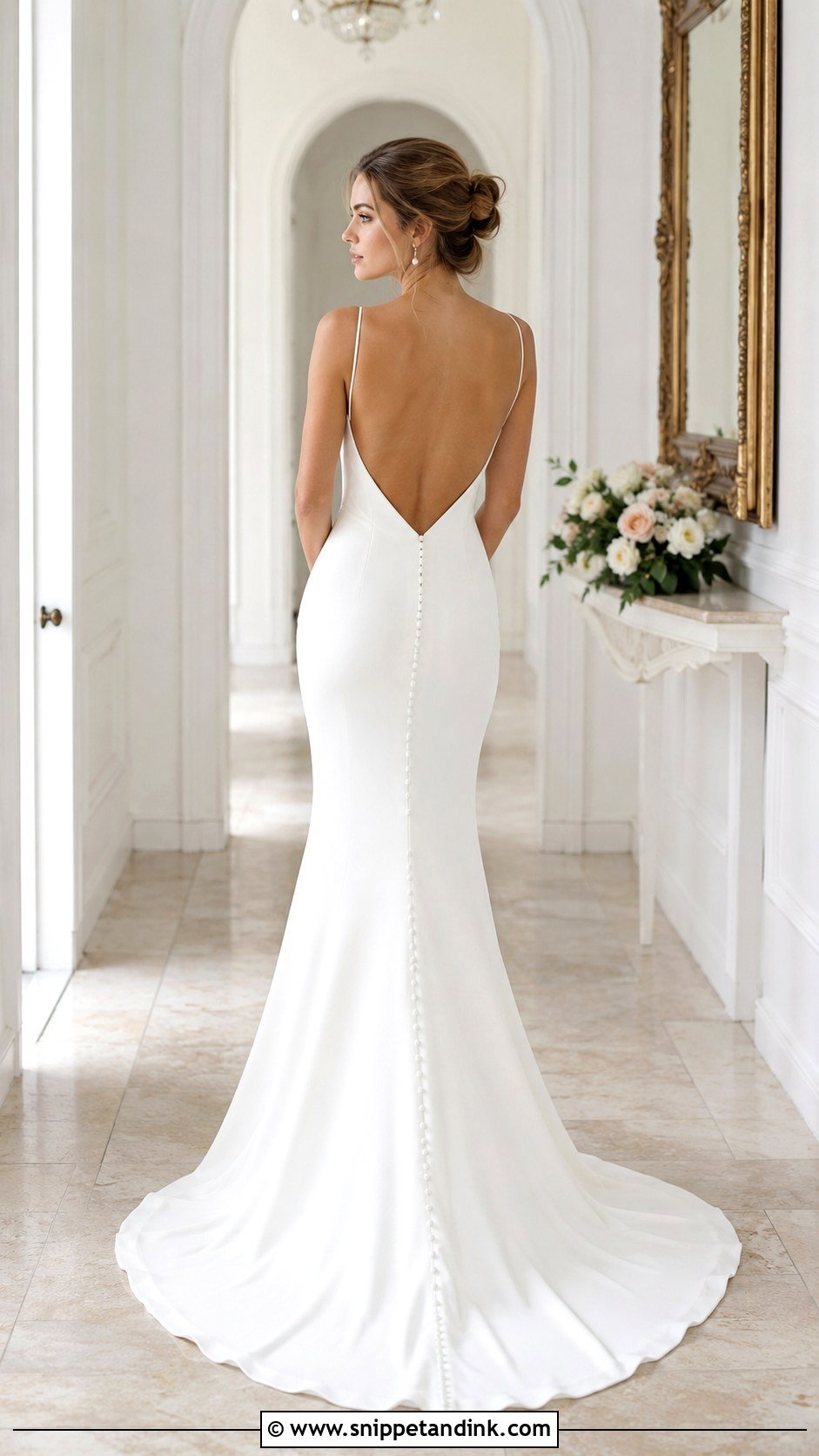 Low Back Siren Wedding Dress - Snippet and Ink - 30 Siren Wedding Dress Ideas