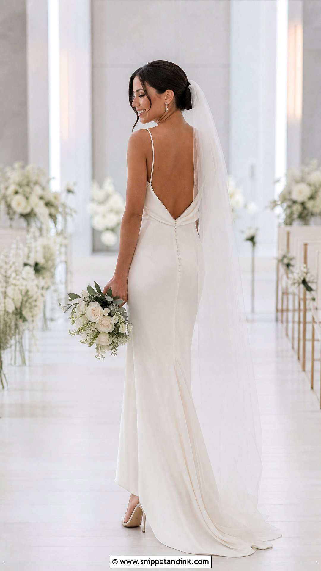 Low Back Strap Wedding Dress - Snippet and Ink - 20 Wedding Dress Straps Ideas