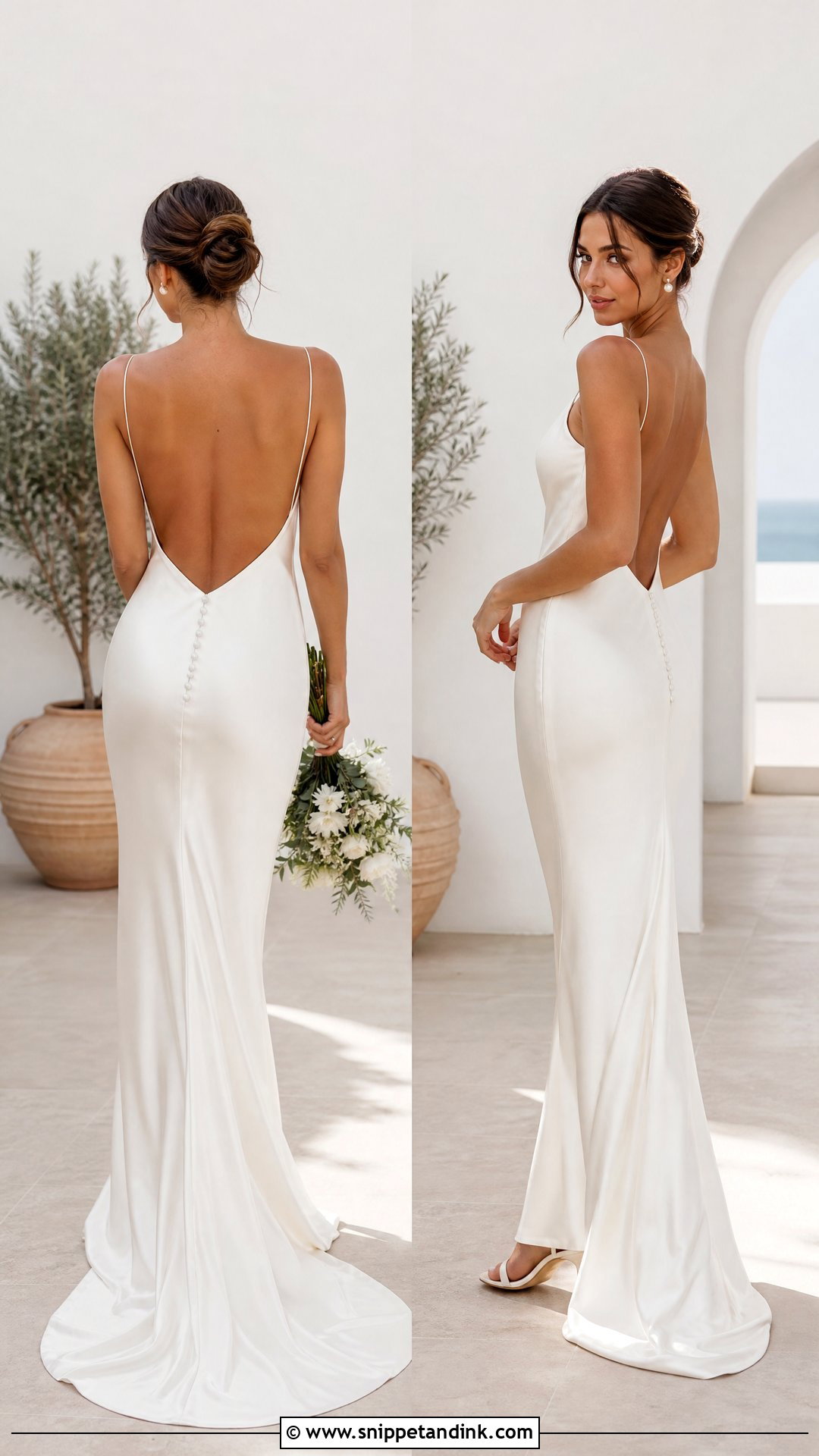 Low Back Wedding Dress - Snippet and Ink - 25 Modern Wedding Dresses