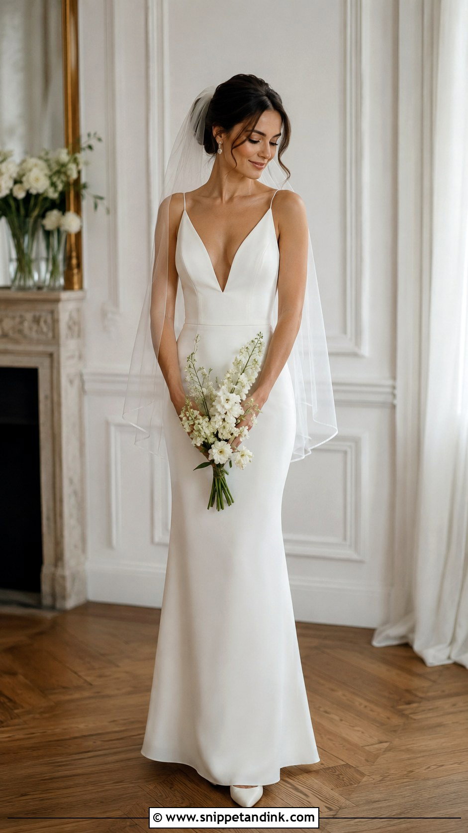 Low Cut Petite Wedding Dress - Snippet and Ink - 20 Low Cut Wedding Dress Ideas