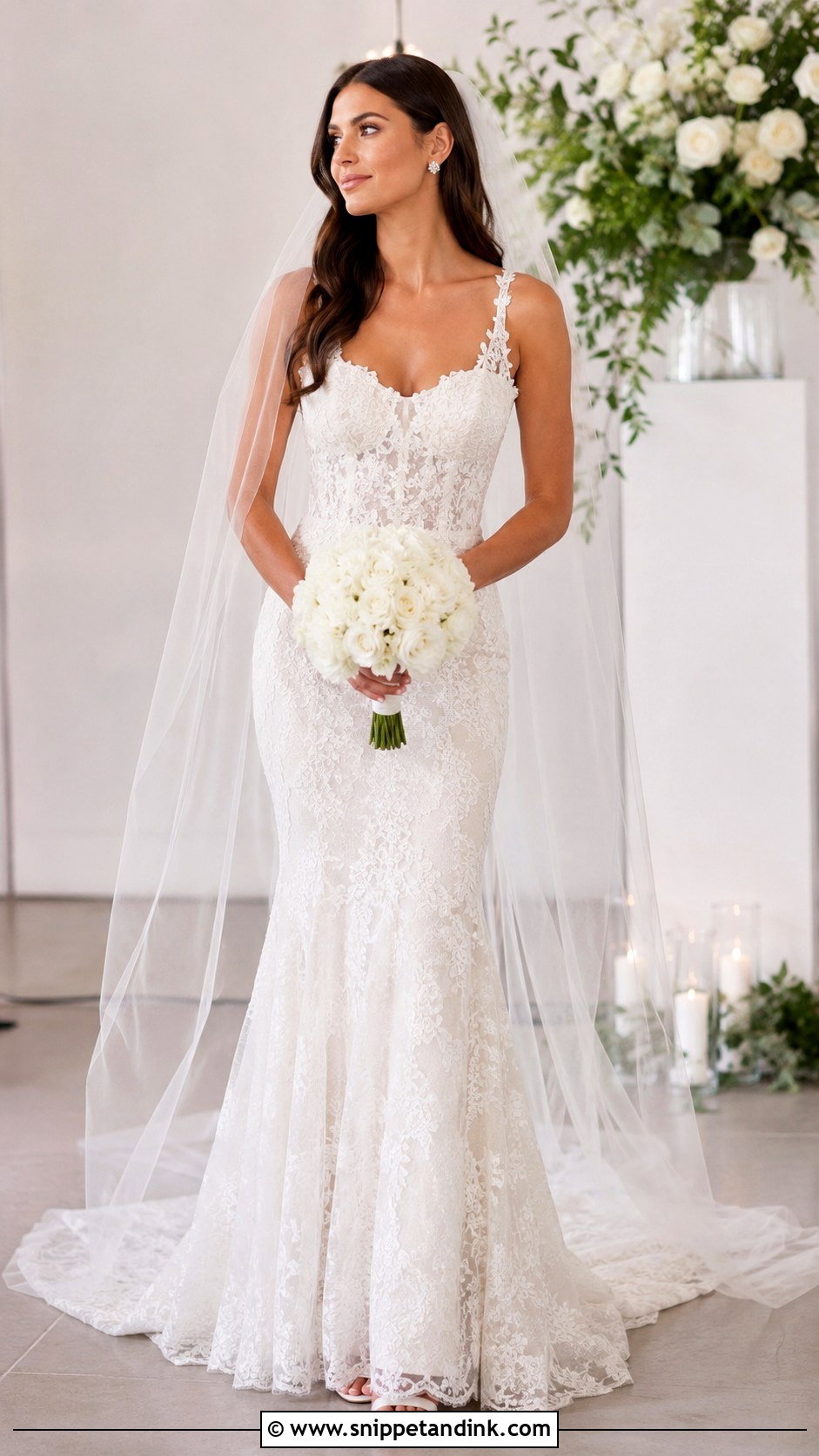 Lulus Lace Mermaid Wedding Dress - Snippet and Ink - 20 Lulus Wedding Dress Ideas
