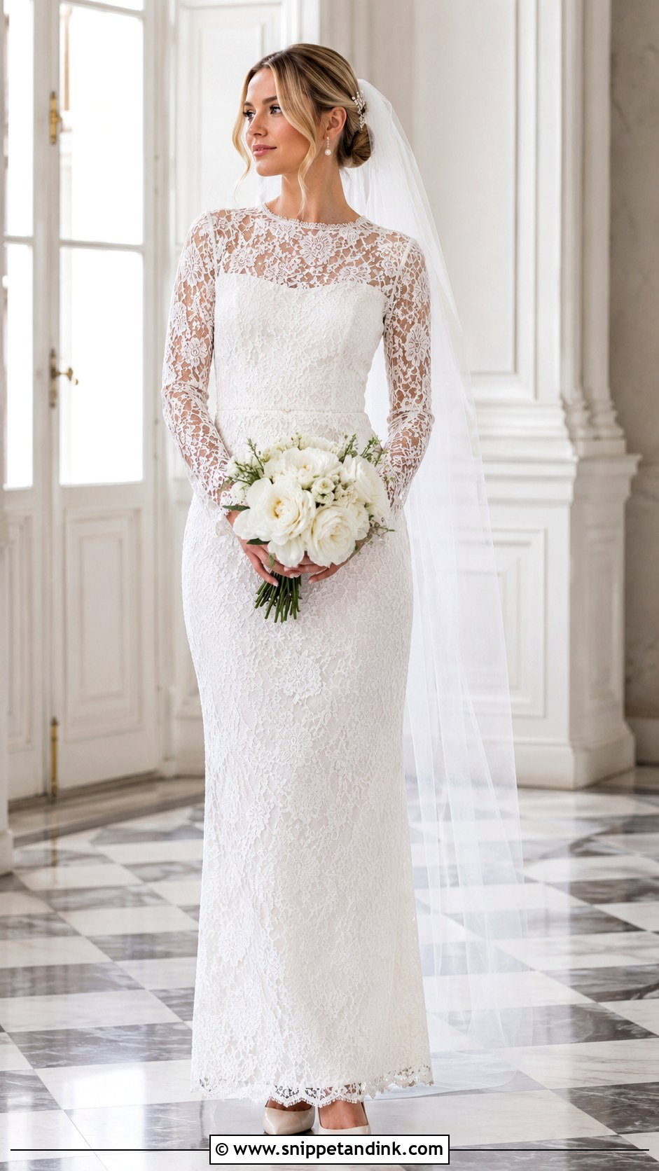 Lulus Long Sleeve Lace Wedding Dress - Snippet and Ink - 20 Lulus Wedding Dress Ideas