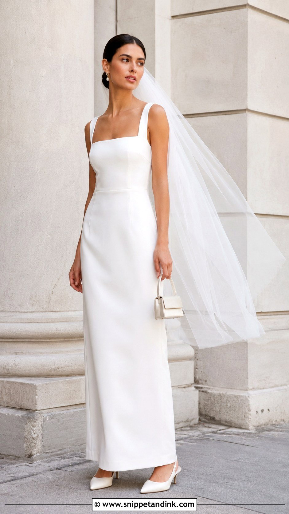 Lulus Square Neck Wedding Dress - Snippet and Ink - 20 Lulus Wedding Dress Ideas
