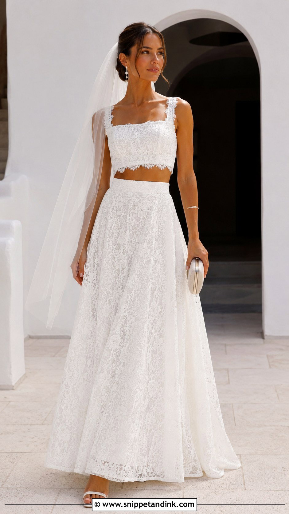 Lulus Two Piece Wedding Dress - Snippet and Ink - 20 Lulus Wedding Dress Ideas