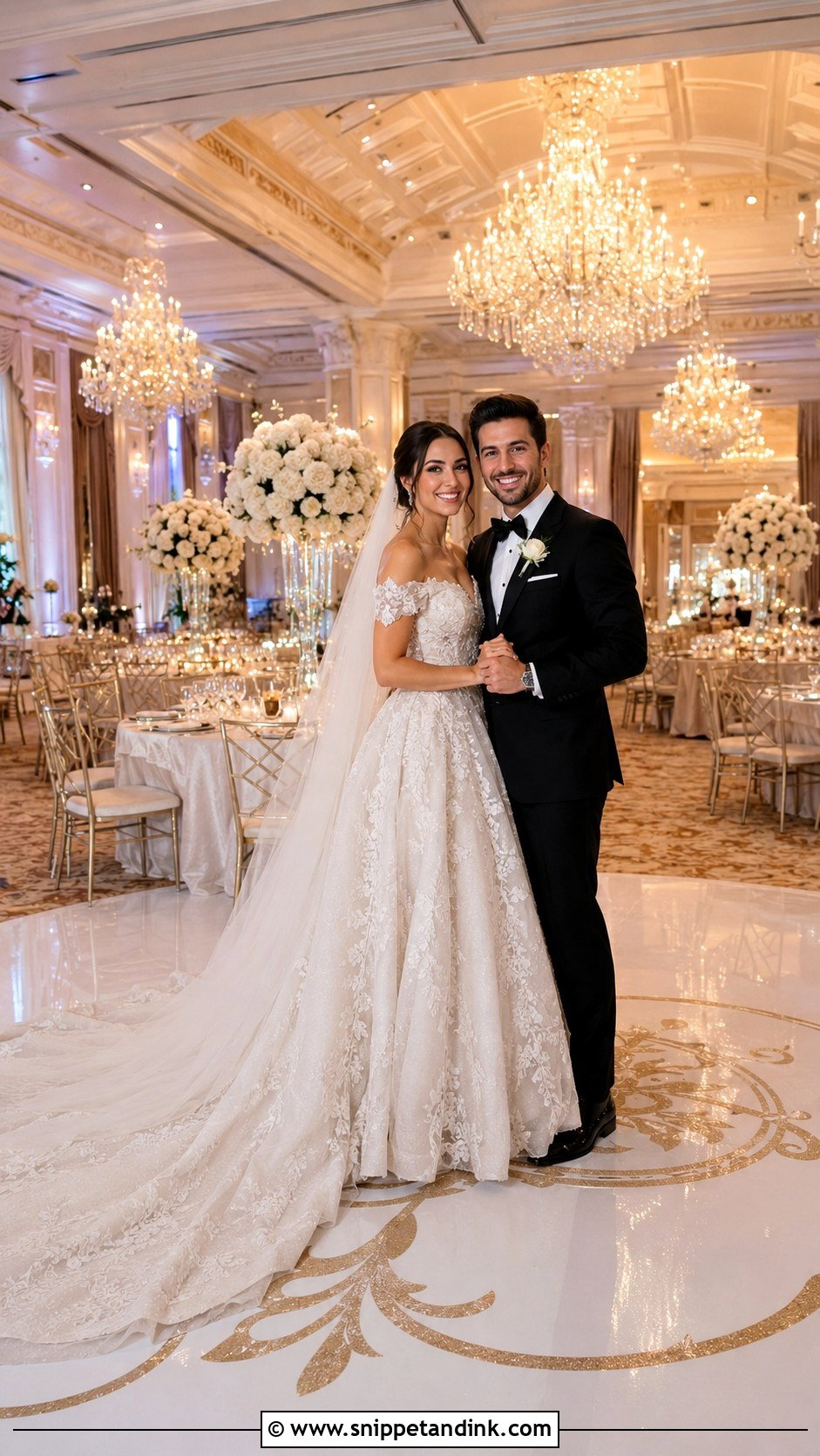 Luxury Ballroom Wedding - Snippet and Ink - 30 Fancy Wedding Ideas