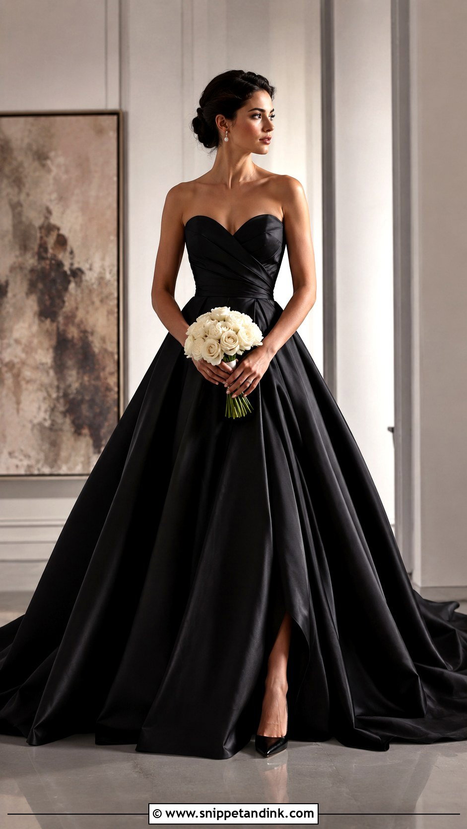 Luxury Black Wedding Gown - Snippet and Ink - 25 Luxury Wedding Gown Ideas