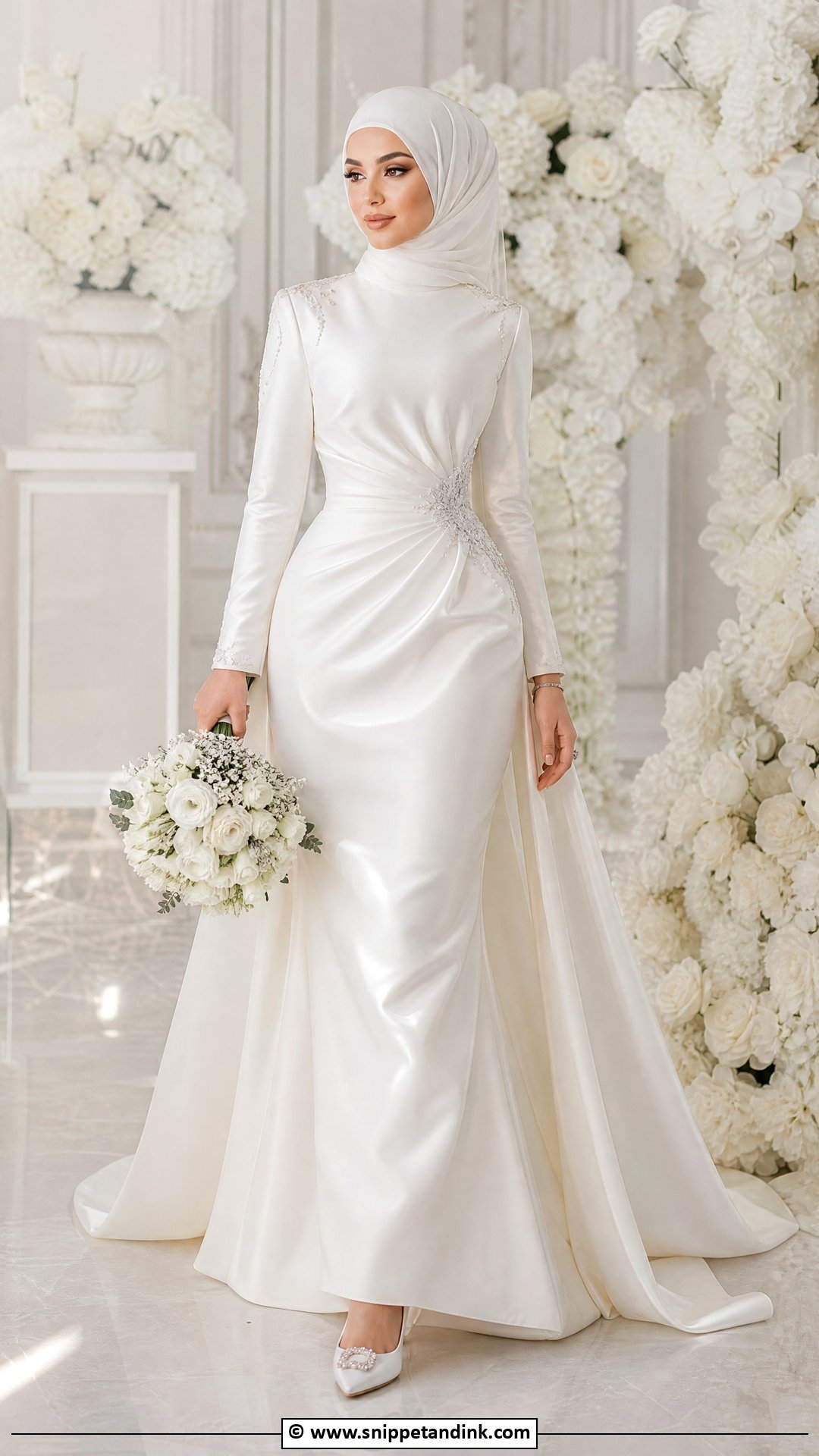 Luxury Hijab Wedding Dress - Snippet and Ink - 35 Hijab Wedding Dresses