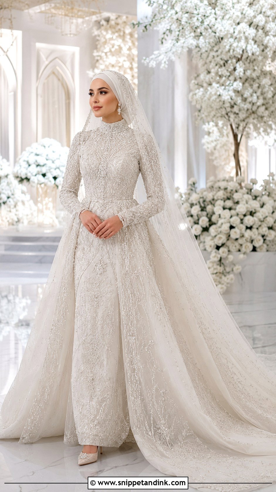 Luxury Islamic Wedding Dress - Snippet and Ink - 25 Islamic Wedding Dresses