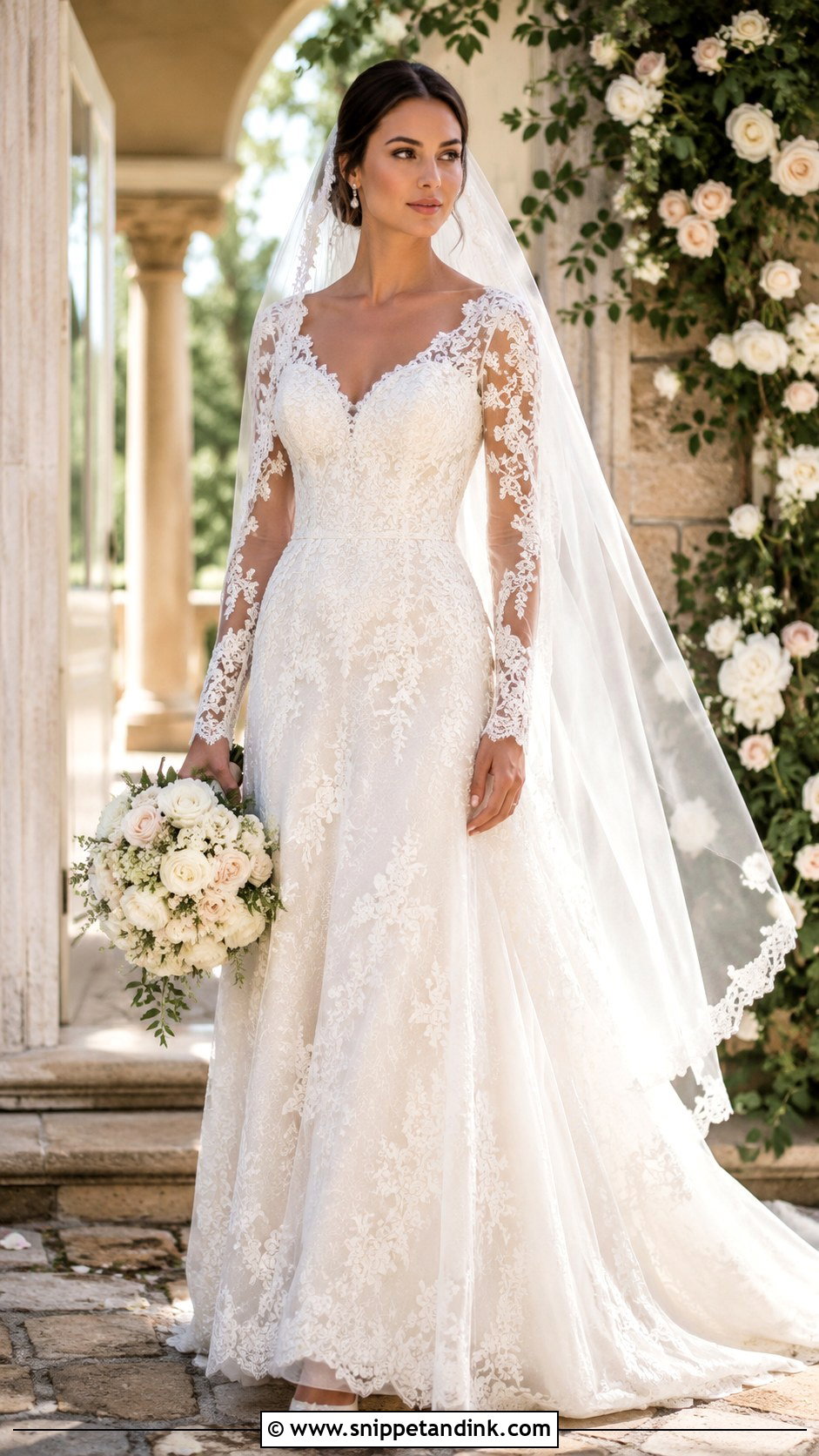 Luxury Lace Wedding Gown - Snippet and Ink - 25 Luxury Wedding Gown Ideas