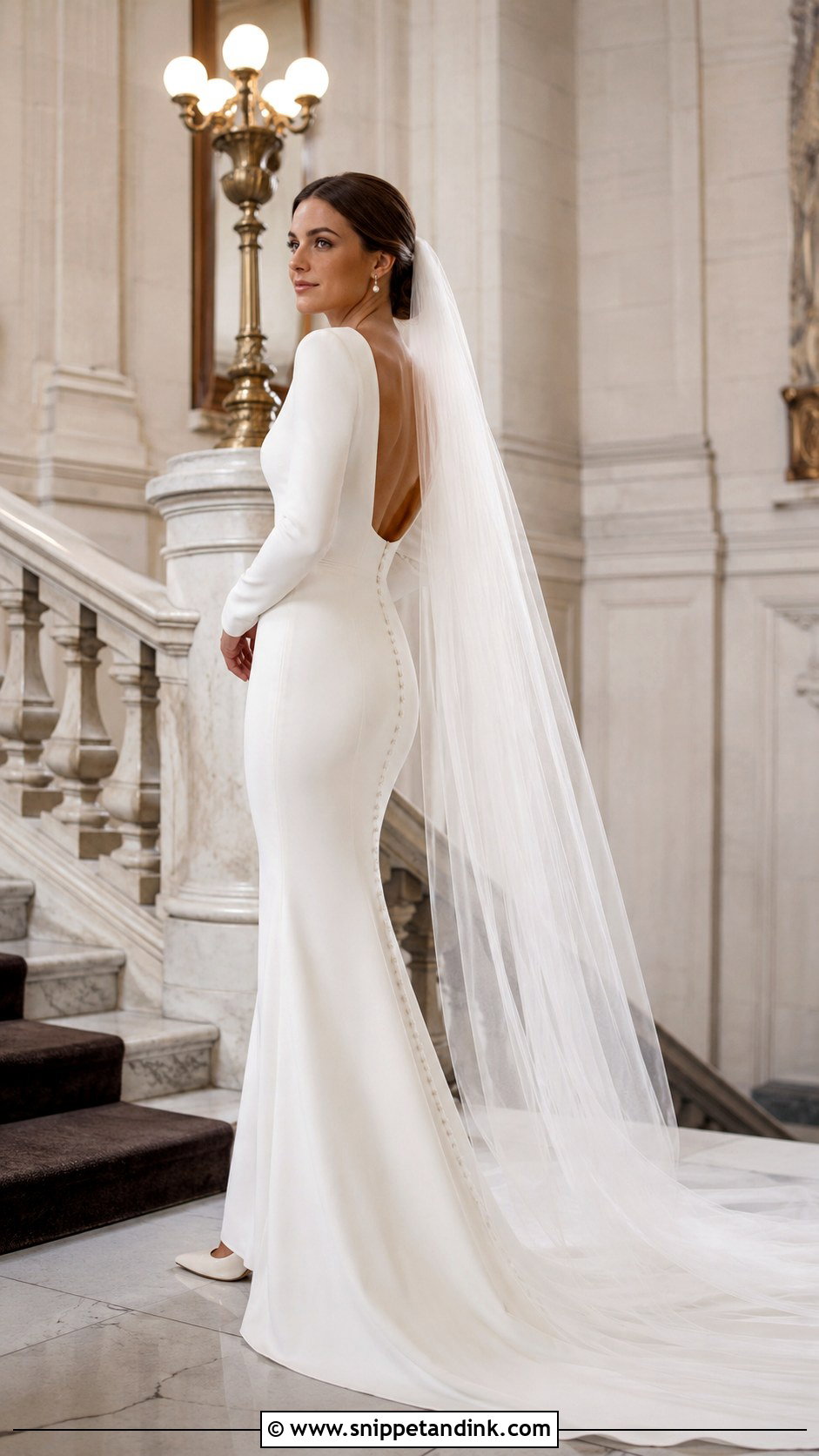 Luxury Long Sleeve Wedding Gown - Snippet and Ink - 25 Luxury Wedding Gown Ideas