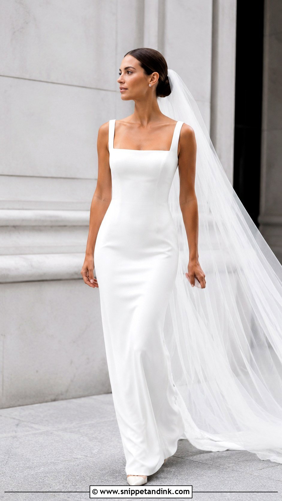 Luxury Minimalist Wedding Gown - Snippet and Ink - 25 Luxury Wedding Gown Ideas
