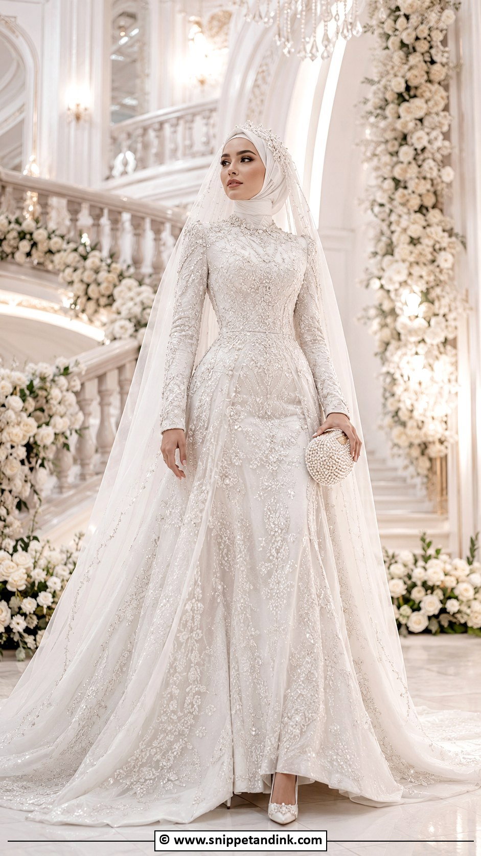 Luxury Muslim Wedding Dress - Snippet and Ink - 30 Muslim Wedding Dresses