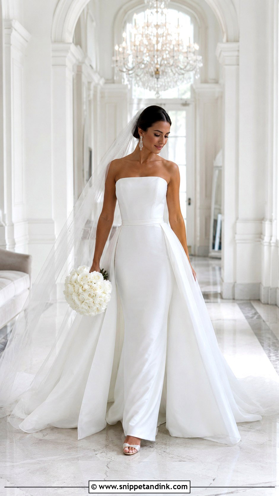 Luxury Overskirt Wedding Gown - Snippet and Ink - 25 Luxury Wedding Gown Ideas
