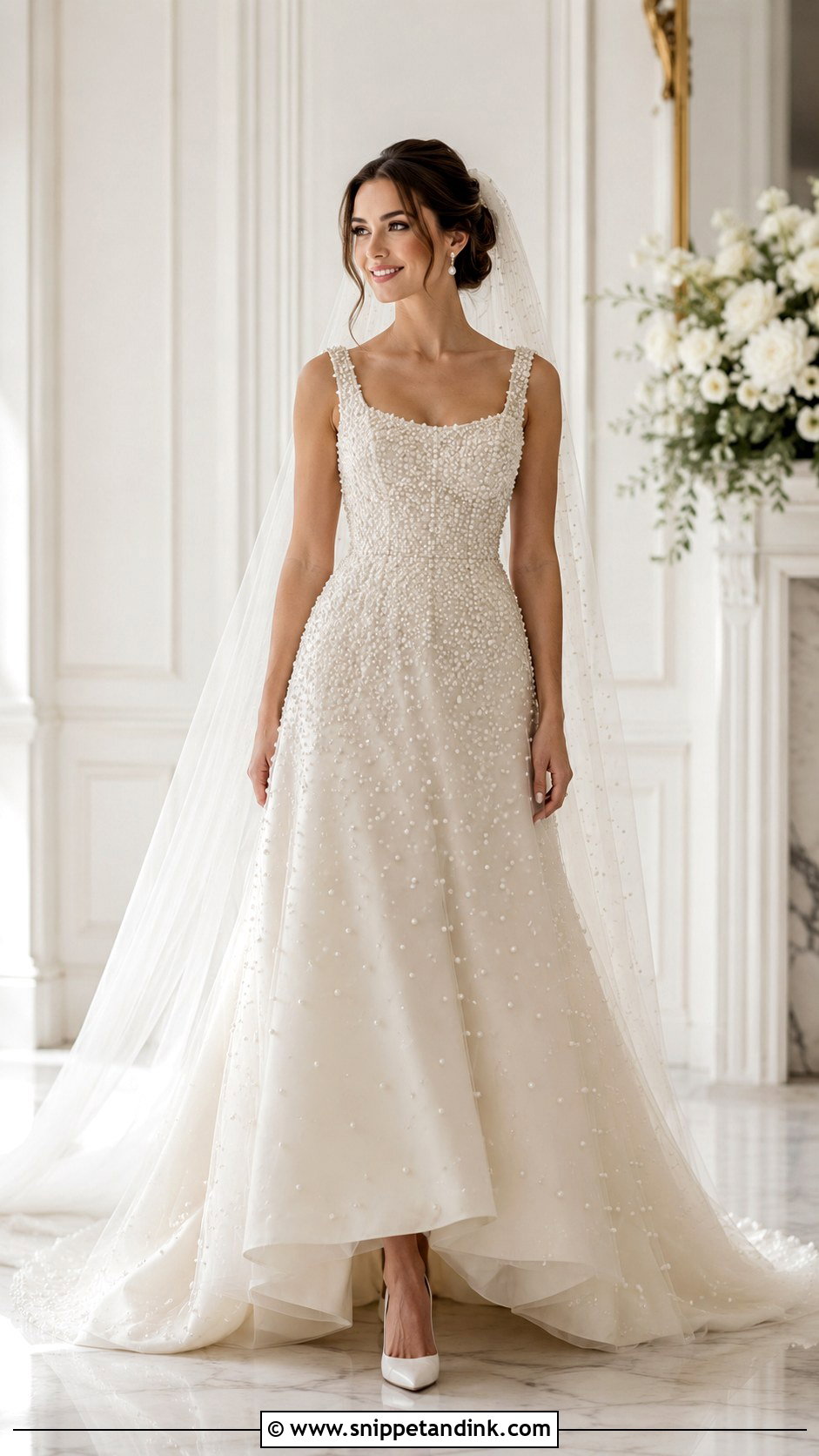 Luxury Pearl Wedding Gown - Snippet and Ink - 25 Luxury Wedding Gown Ideas