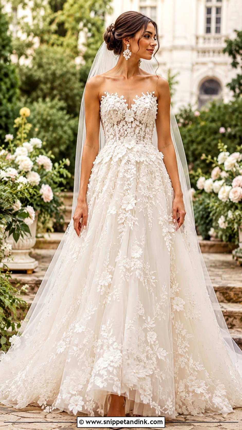 Luxury Tulle Wedding Gown - Snippet and Ink - 25 Luxury Wedding Gown Ideas