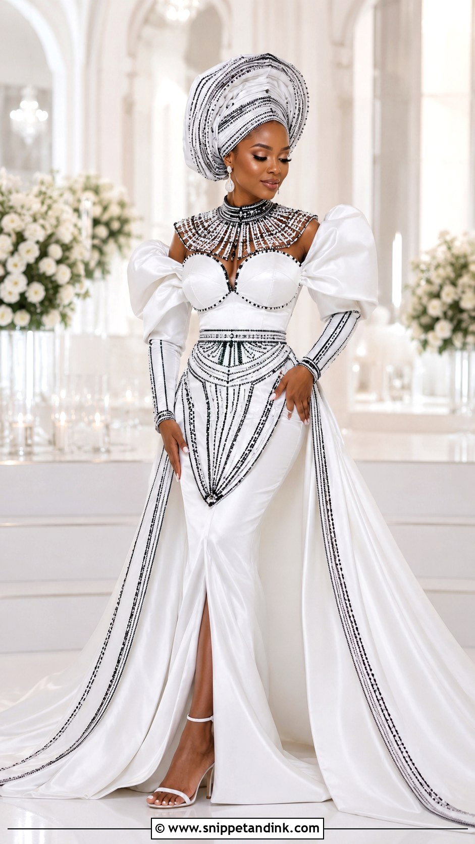 Luxury Xhosa Wedding Dress - Snippet and Ink - 25 Xhosa Wedding Dresses