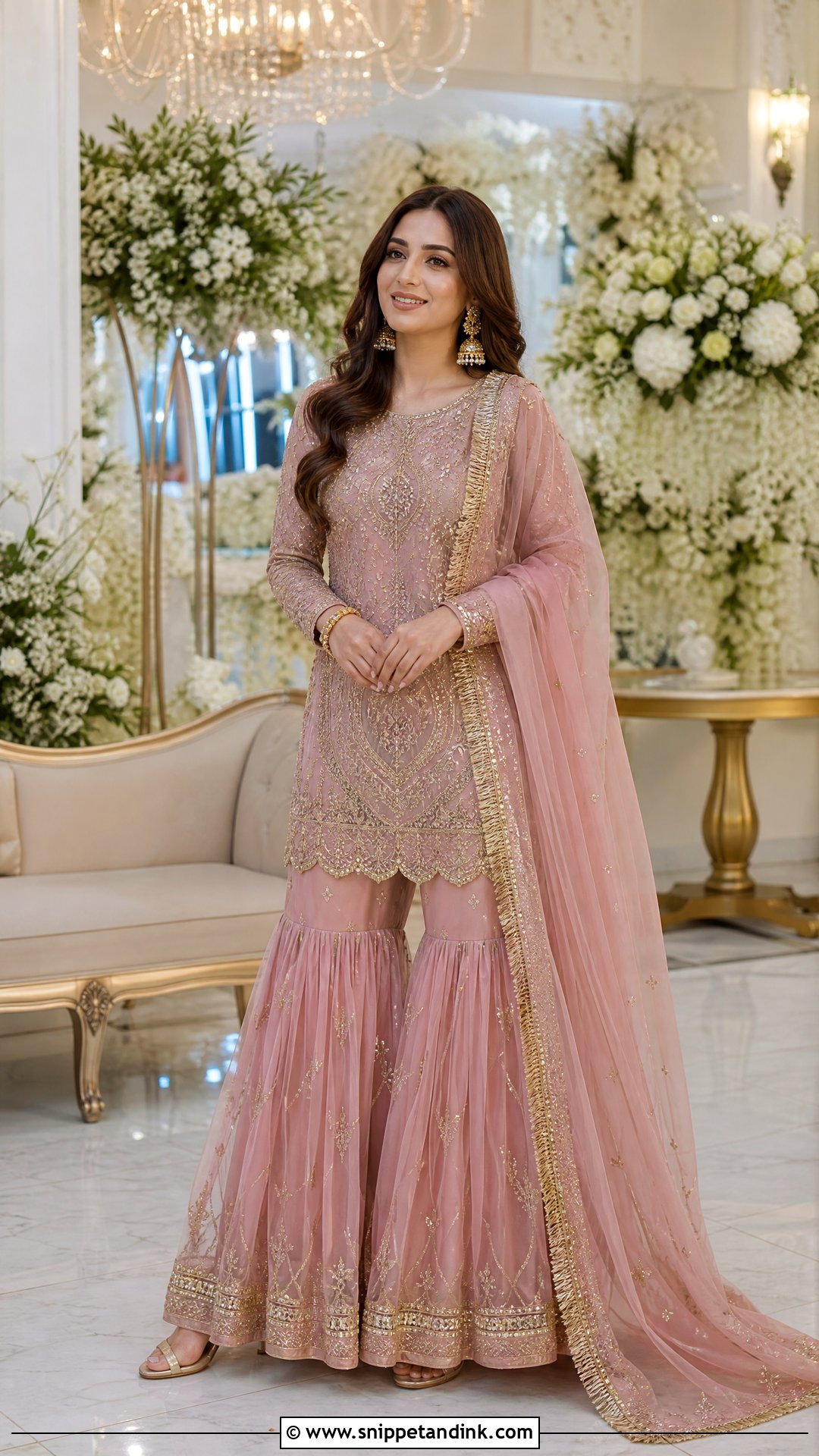 MNR Gharara Suit - Snippet and Ink - 25 Pakistani Designer Suits for Wedding