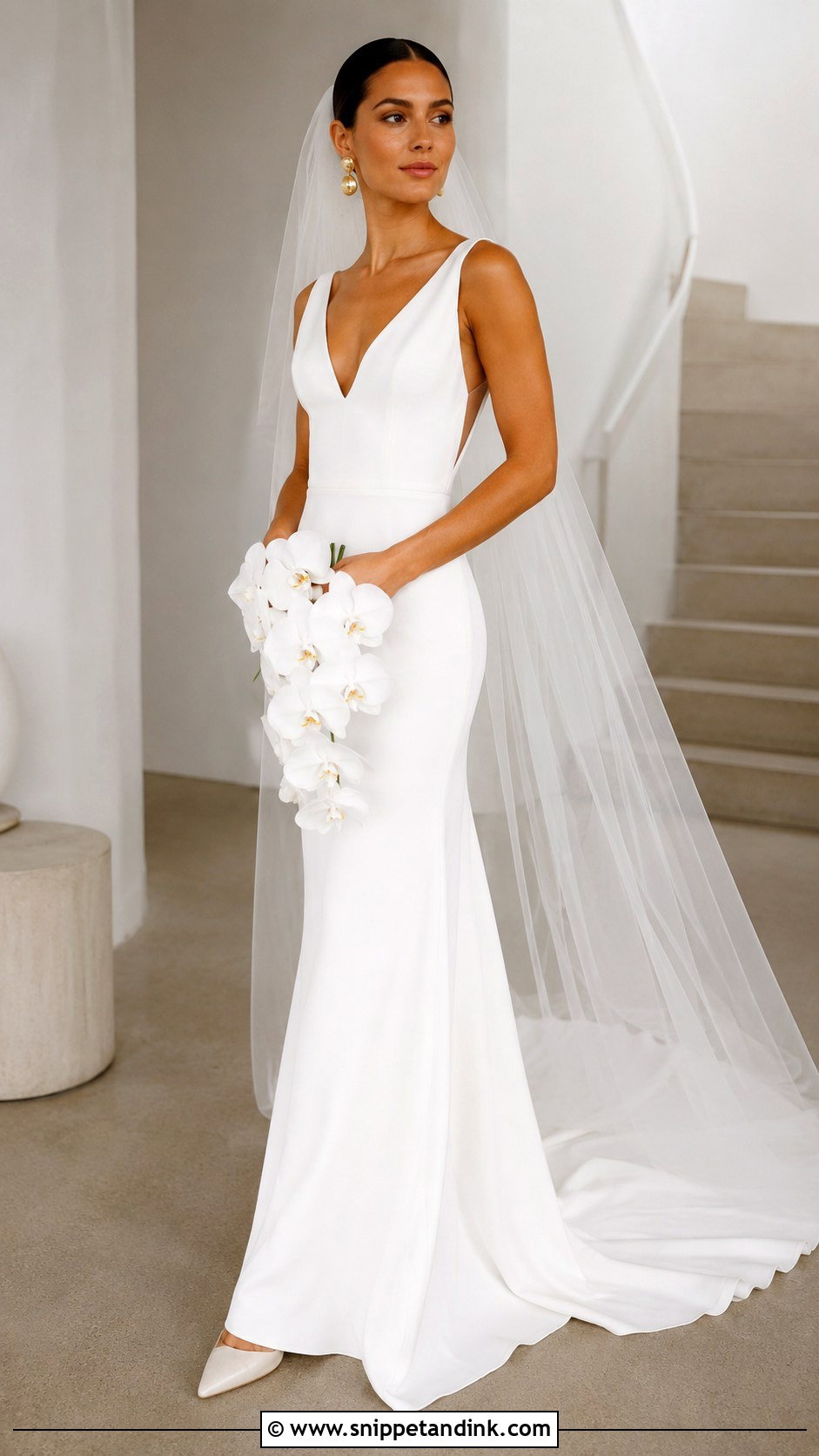 Made With Love Crepe Wedding Dress - Snippet and Ink - 20 Made with Love Wedding Dress Ideas