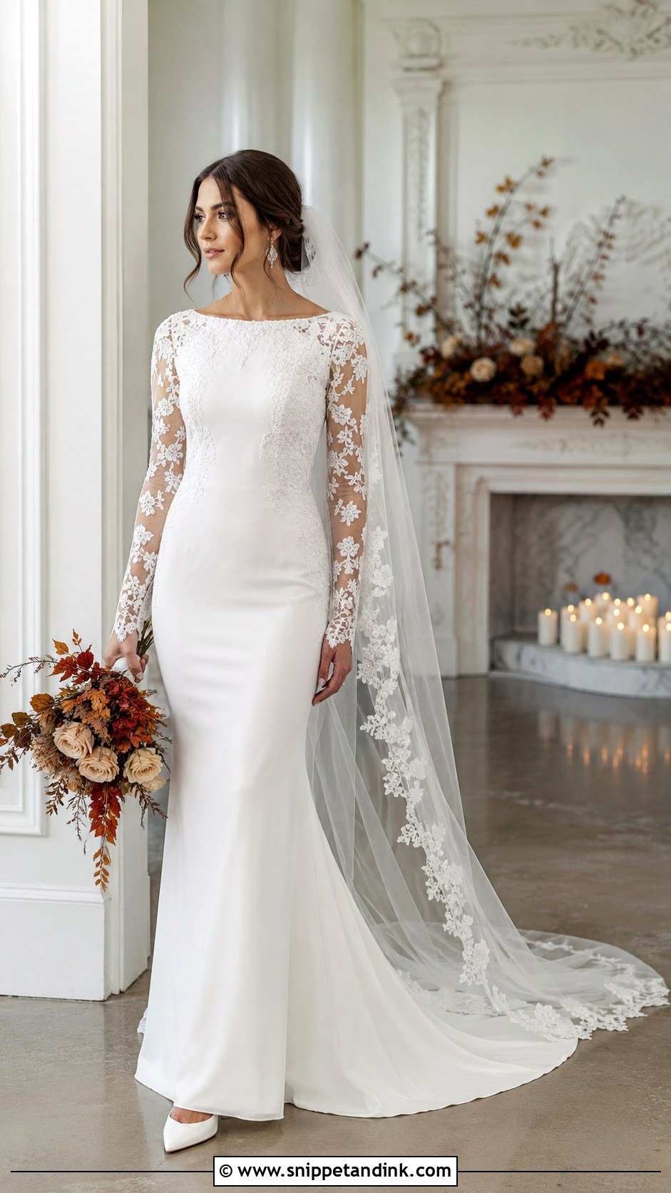 Made With Love Long Sleeve Wedding Dress - Snippet and Ink - 20 Made with Love Wedding Dress Ideas