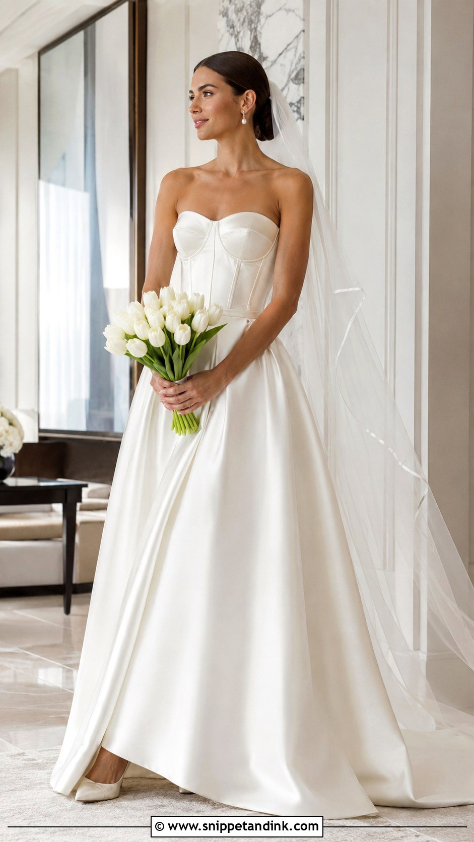Made With Love Satin Wedding Dress - Snippet and Ink - 20 Made with Love Wedding Dress Ideas