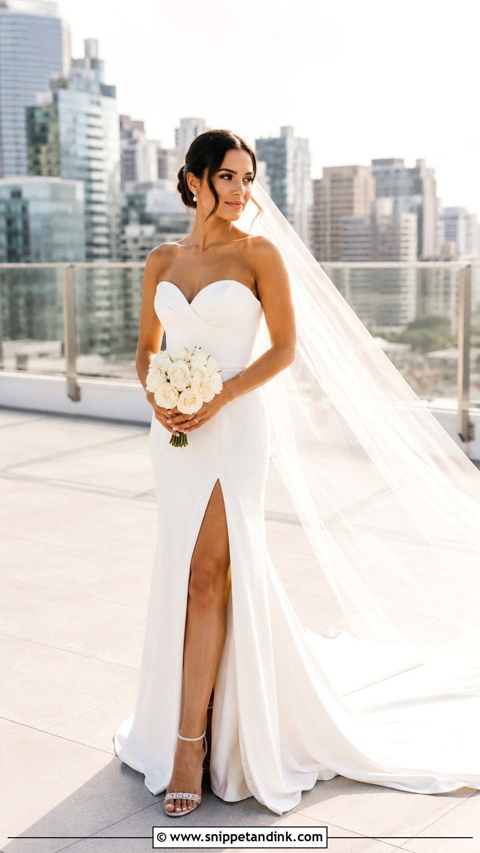 Made With Love Wedding Dress With Slit - Snippet and Ink - 20 Made with Love Wedding Dress Ideas