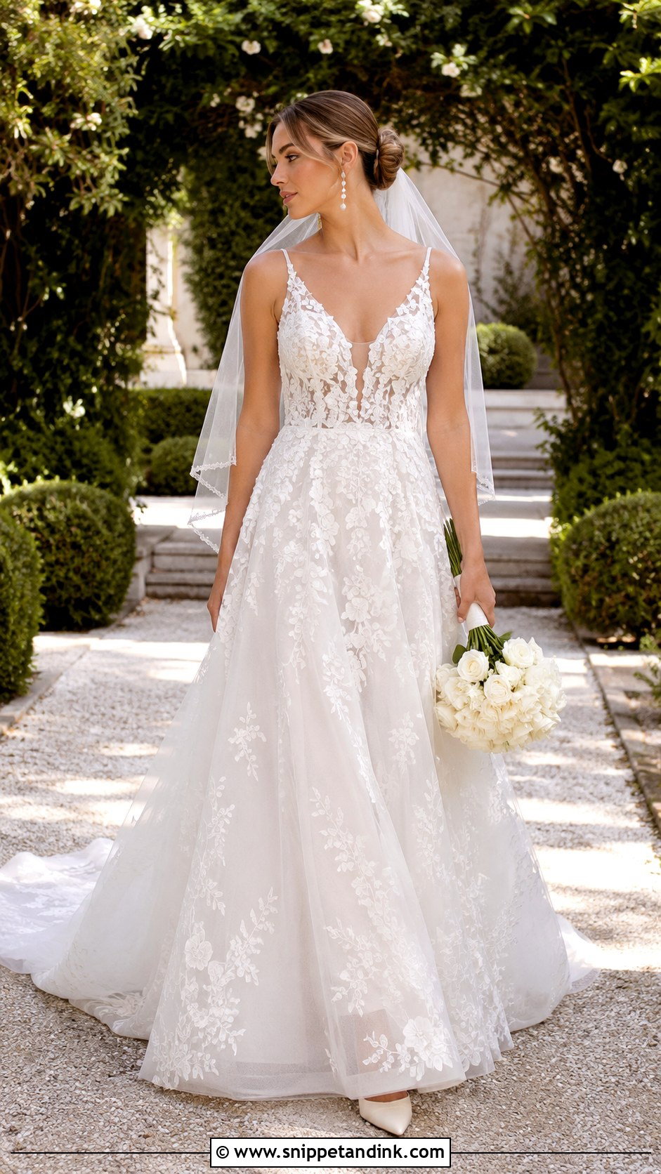 Madi Lane A Line Wedding Dress - Snippet and Ink - 20 Madi Lane Ideas
