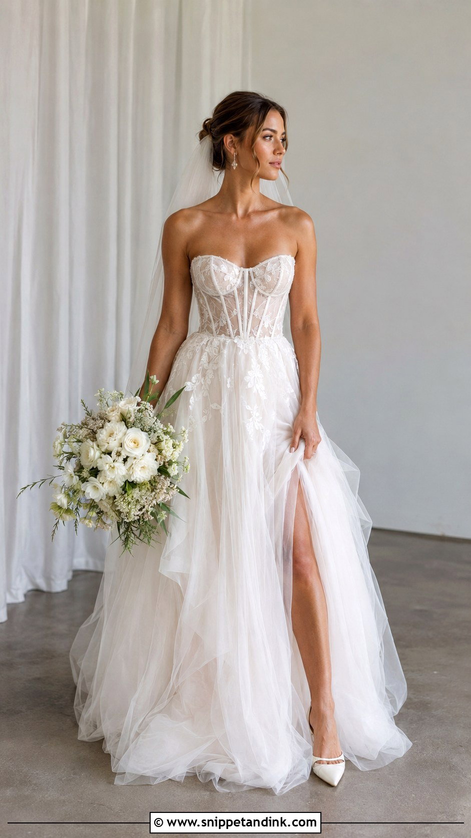 Madi Lane Corset Wedding Dress - Snippet and Ink - 20 Madi Lane Ideas