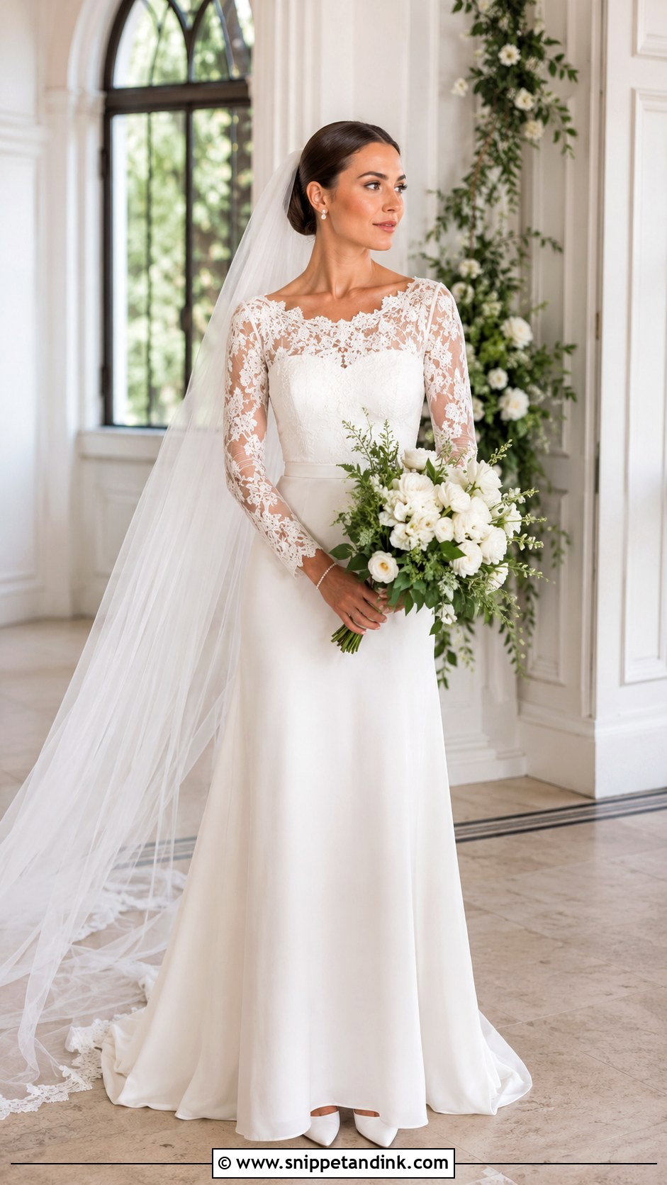 Madi Lane Long Sleeve Wedding Dress - Snippet and Ink - 20 Madi Lane Ideas