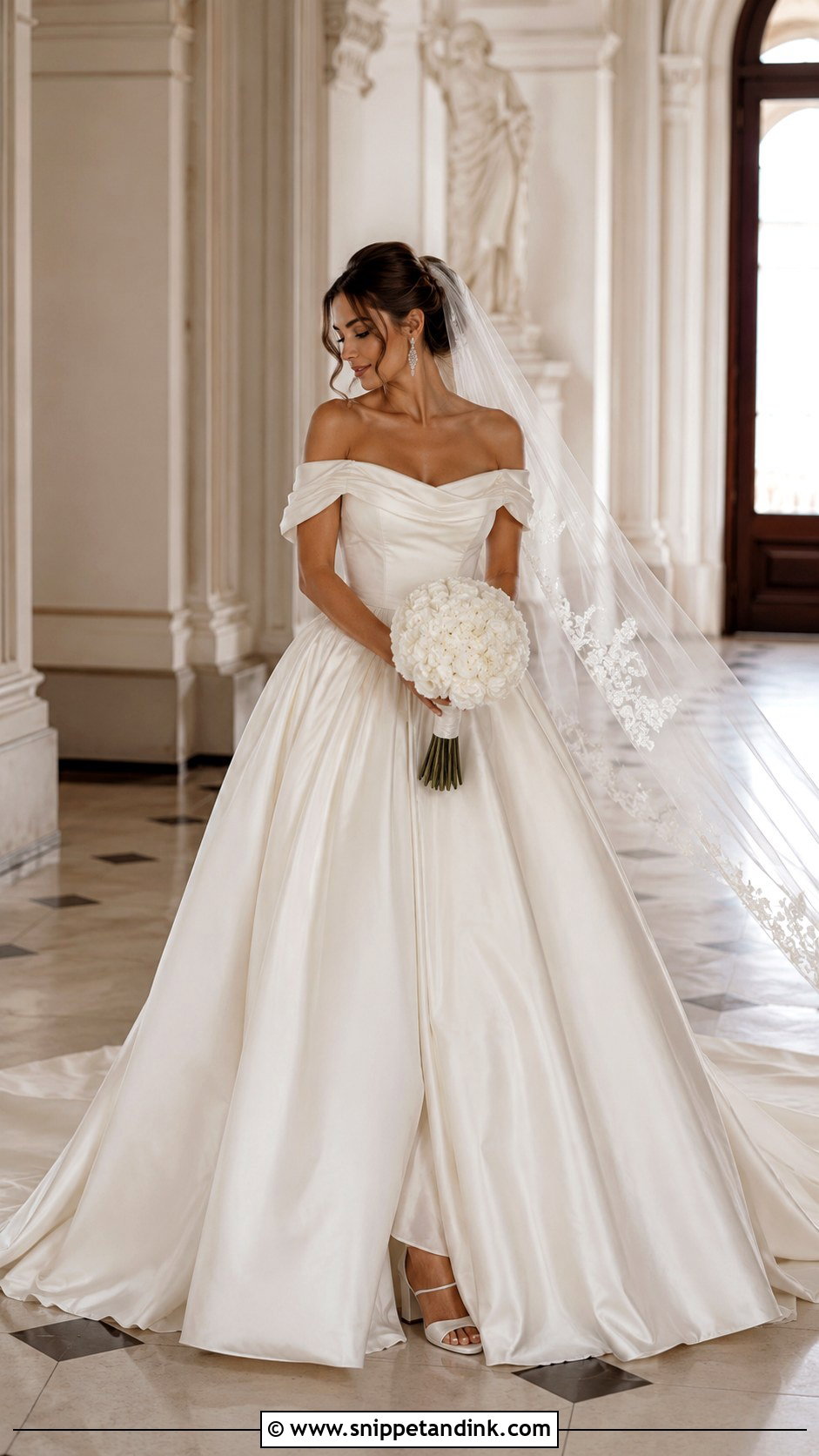 Madi Lane Off Shoulder Ballgown Wedding Dress - Snippet and Ink - 20 Madi Lane Bridal Ideas