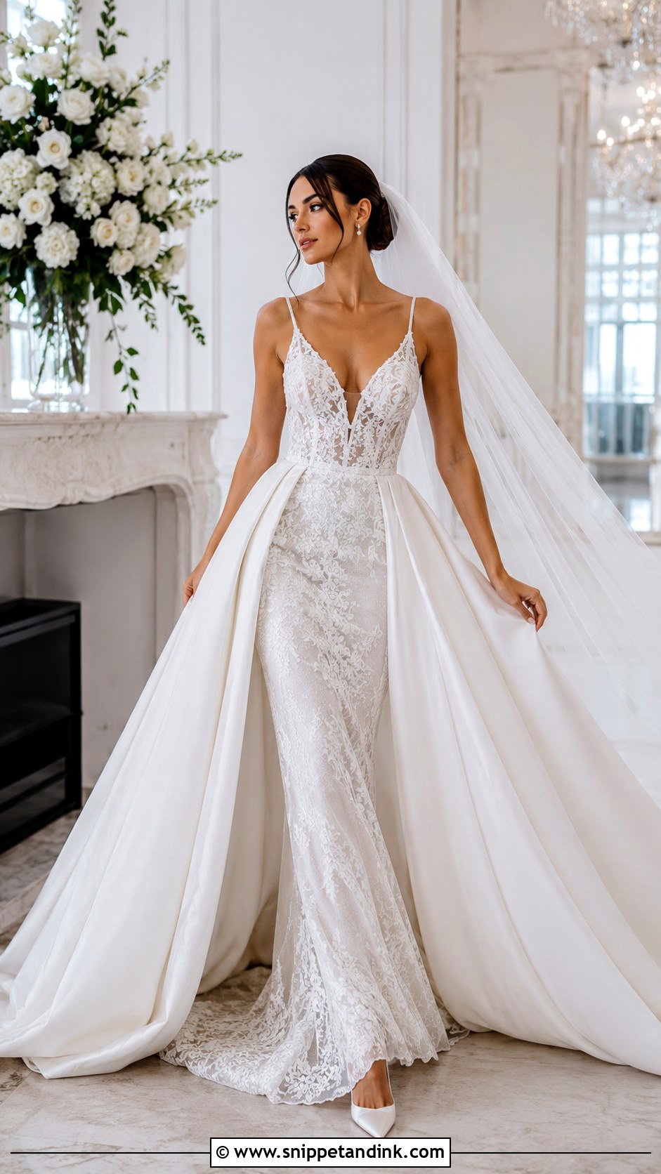 Madi Lane Overskirt Wedding Dress - Snippet and Ink - 20 Madi Lane Ideas
