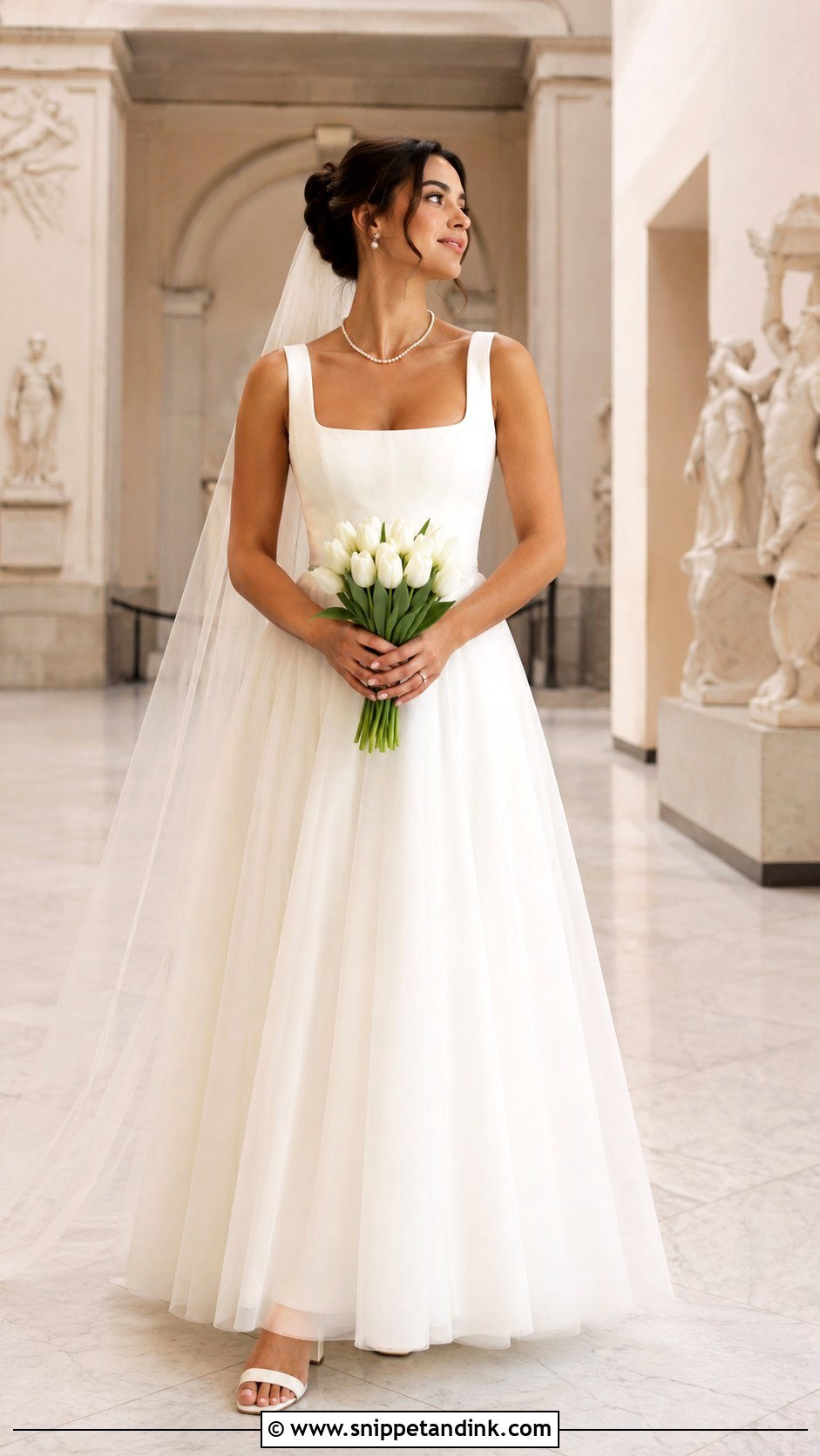 Madi Lane Square Neck Wedding Dress - Snippet and Ink - 20 Madi Lane Wedding Dress Ideas