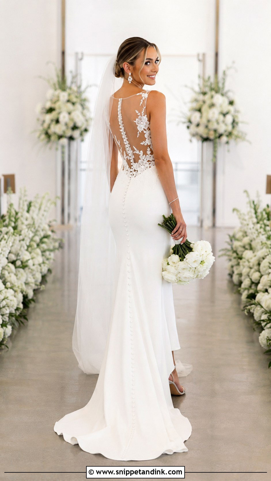 Madi Lane Statement Back Wedding Dress - Snippet and Ink - 20 Madi Lane Ideas