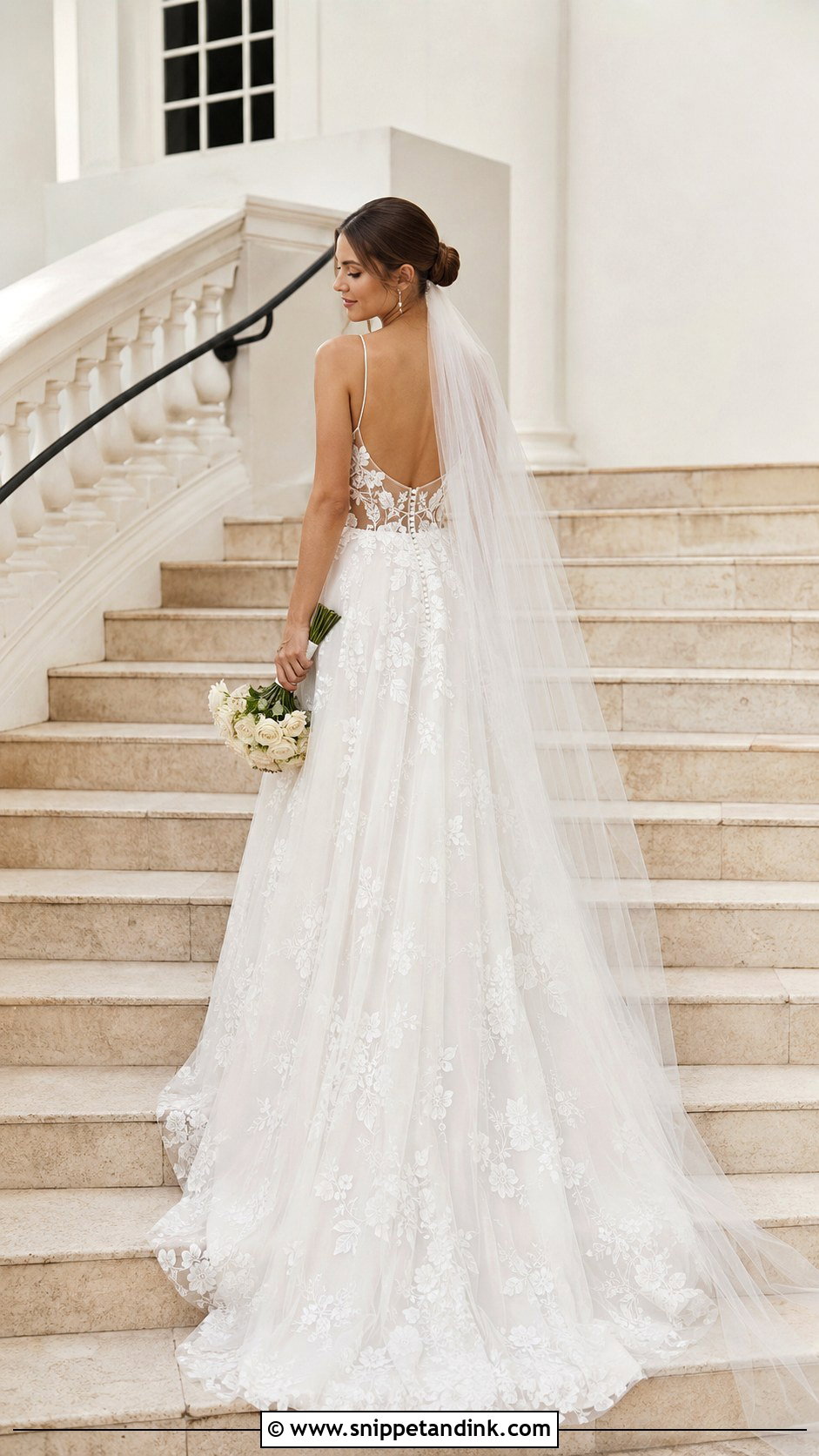 Madi Lane Statement Back Wedding Dress - Snippet and Ink - 20 Madi Lane Wedding Dress Ideas