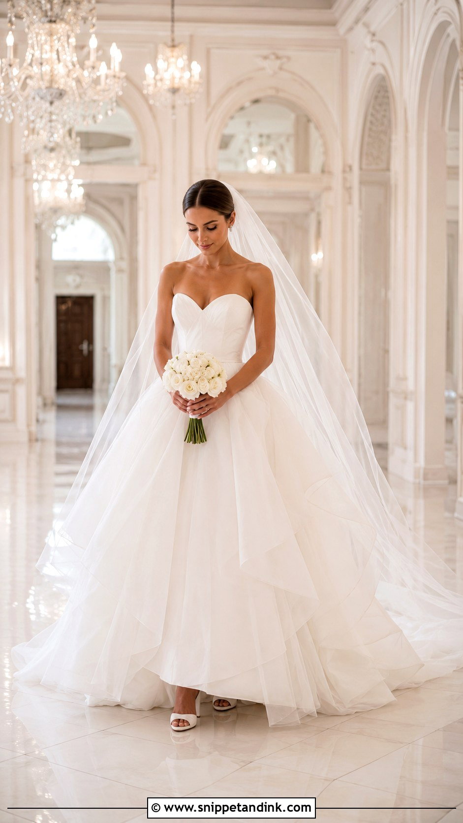 Madi Lane Strapless Ball Gown Wedding Dress - Snippet and Ink - 20 Madi Lane Wedding Dress Ideas